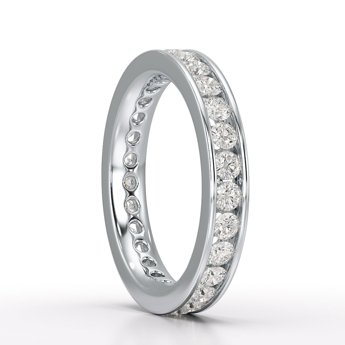 CRIS Moissanite Band 0.025ct (Full stones 1.8mm)