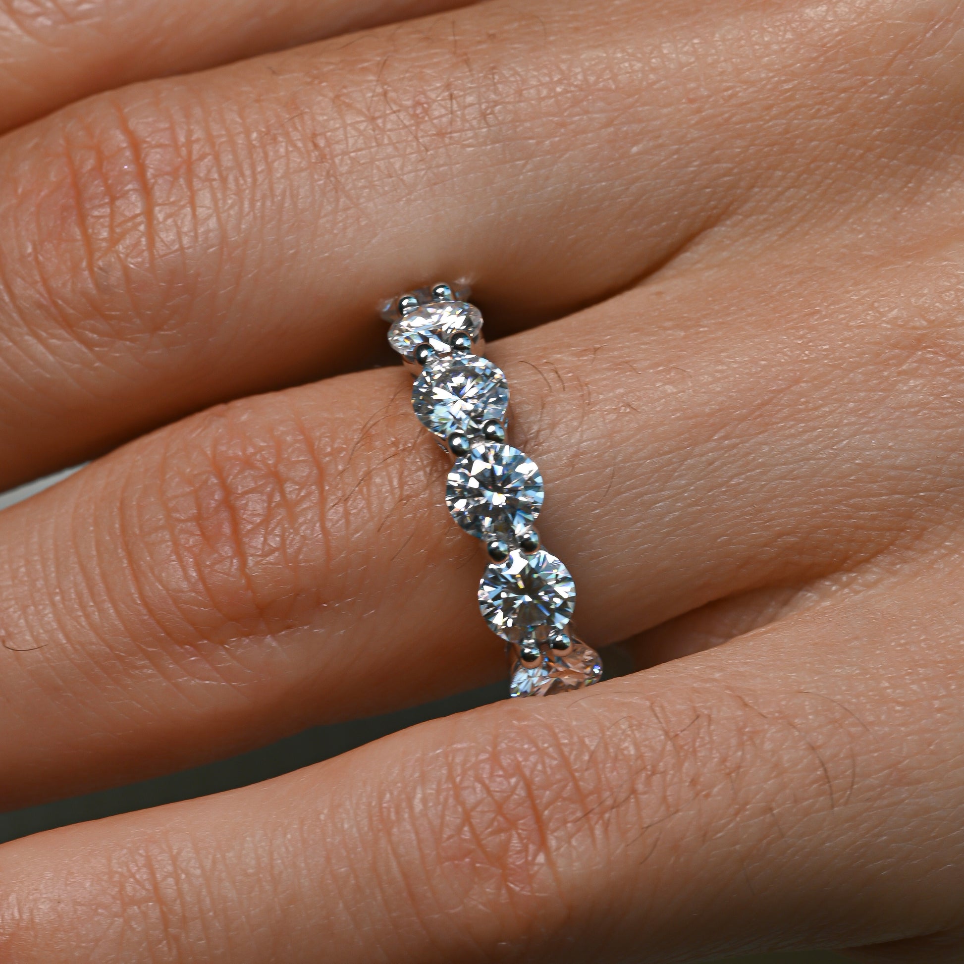 DAISY Moissanite Eternity Band 0.5ct (Full stones 5mm)