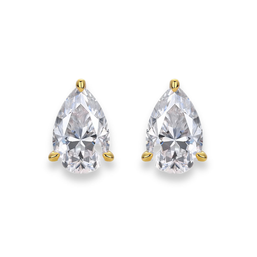 ELLEN Moissanite Earrings 3ct - Pear Shape | Moissanite