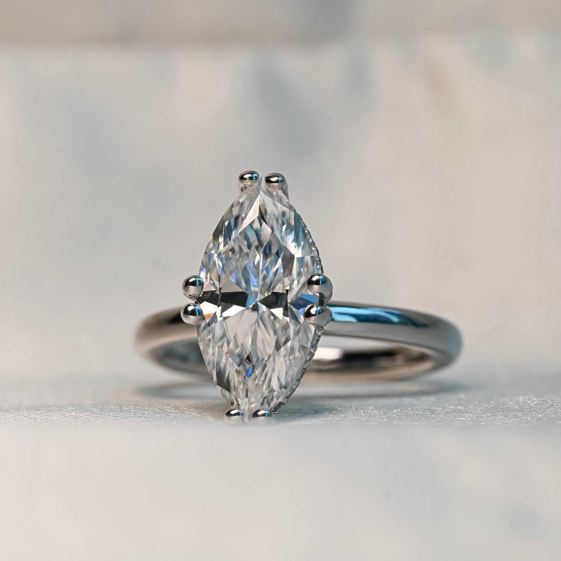 GRACE Moissanite Ring 3ct set