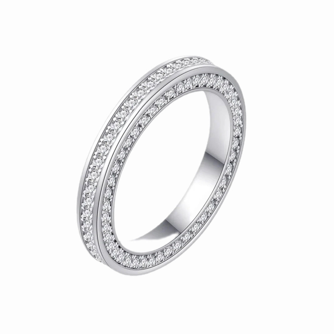 JADE Moissanite Eternity Band 0.03 ct (Full stones 2mm)