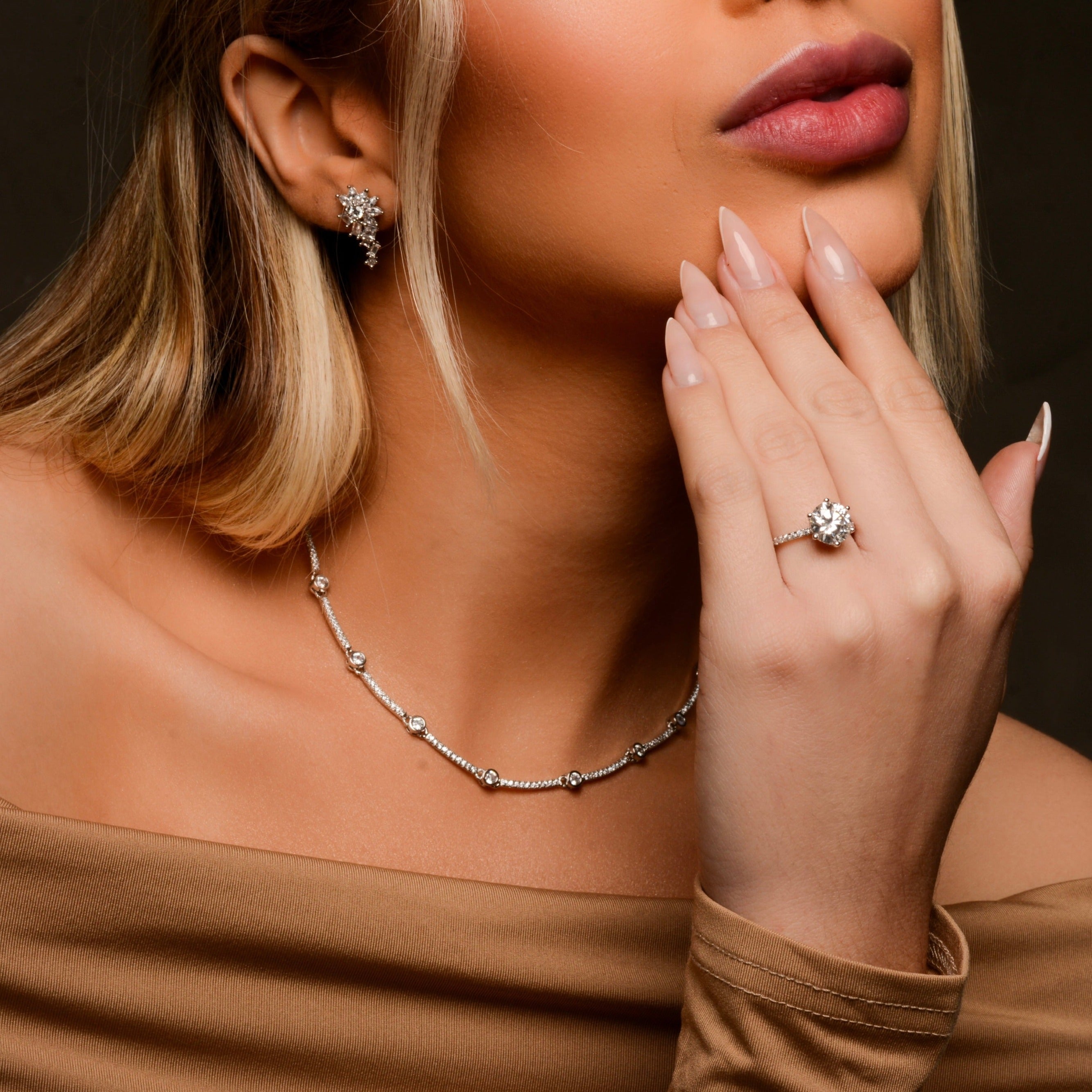 ELLEN Necklace | Zirconia