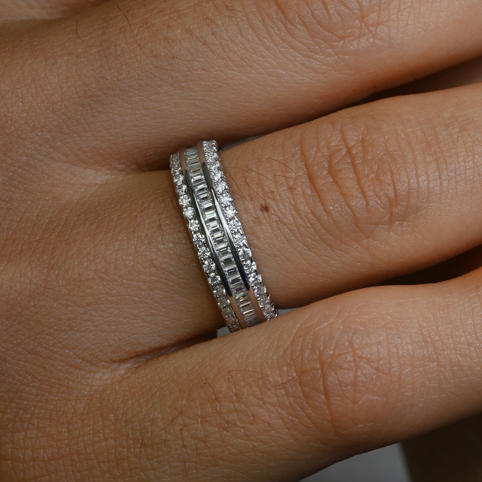 BIANCA Moissanite Band 0.04 x 0.01ct (Full stones)