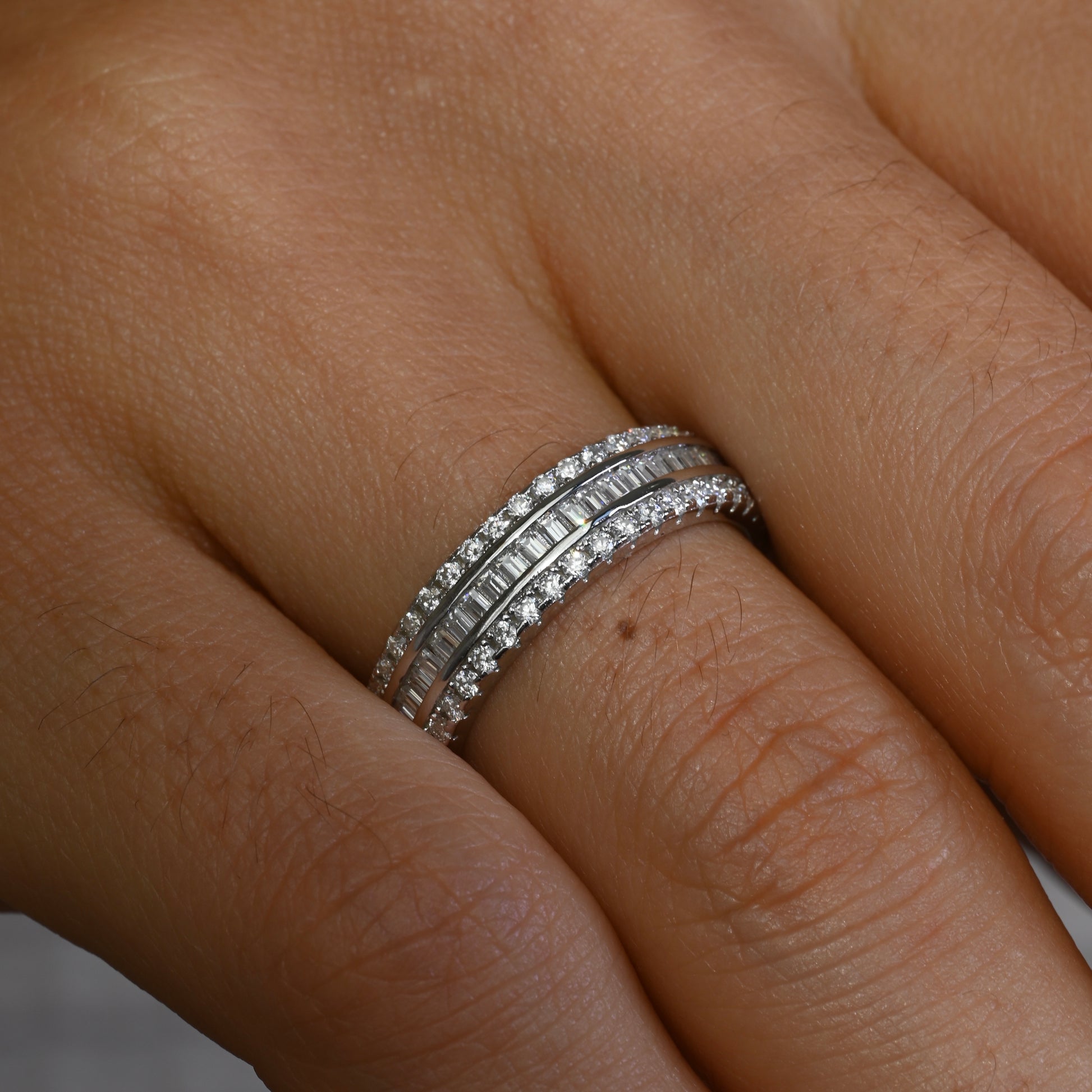 BIANCA Moissanite Band 0.04 x 0.01ct (Full stones)