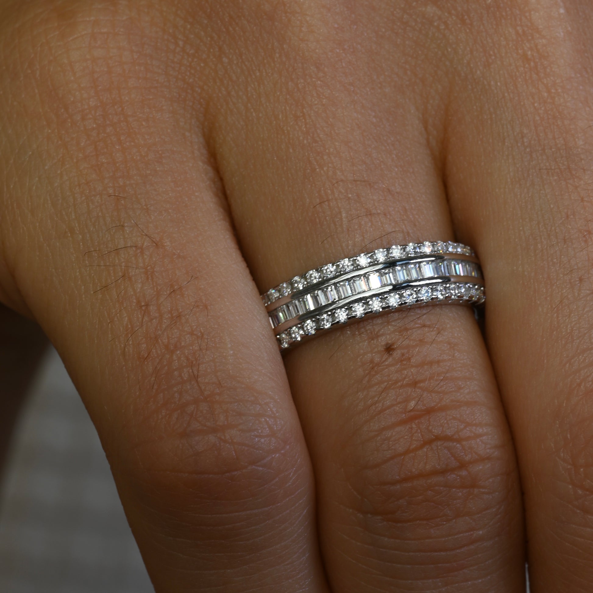 BIANCA Moissanite Band 0.04 x 0.01ct (Full stones)