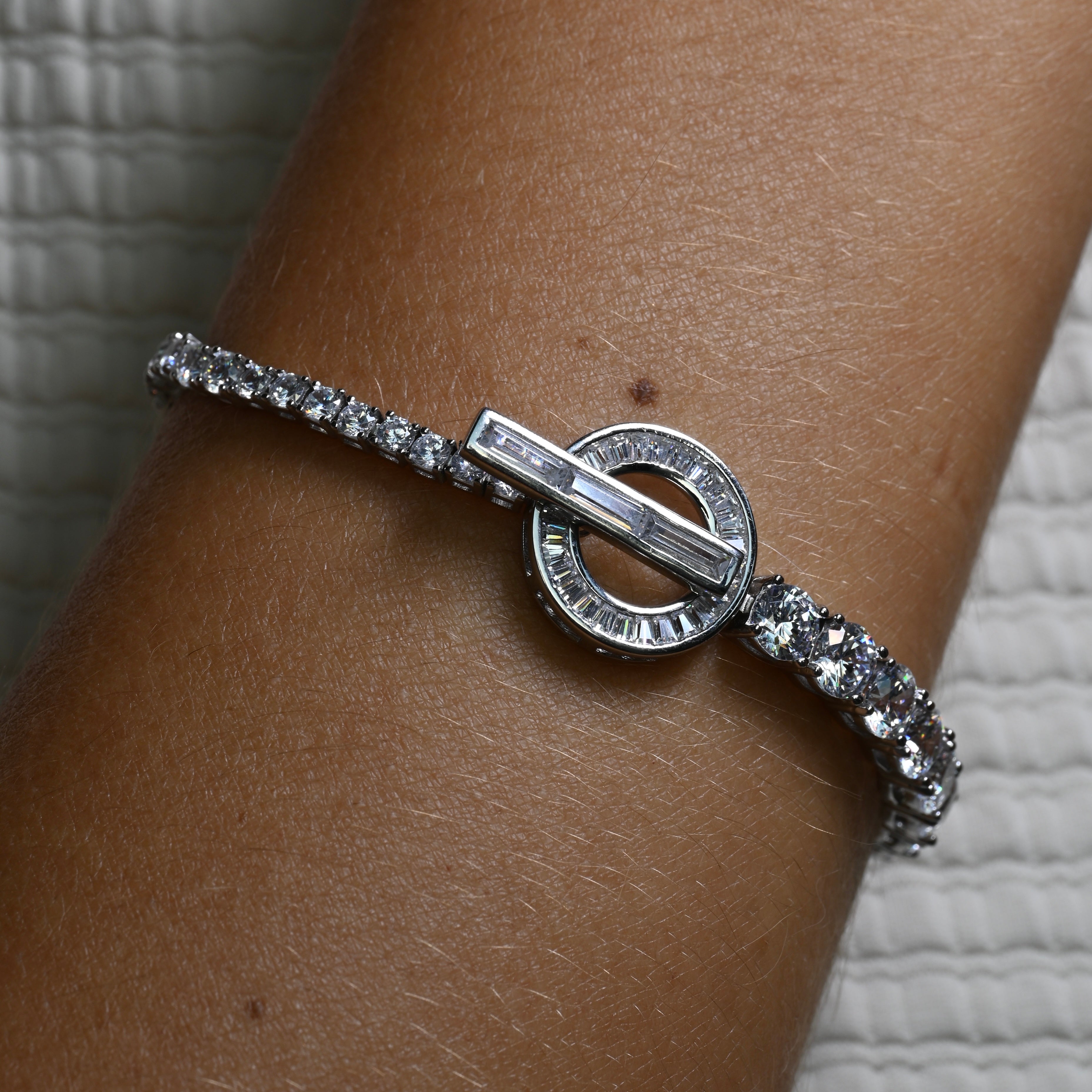 SARAH Bracelet  | 6.5 inches length | Zirconia (Casting)