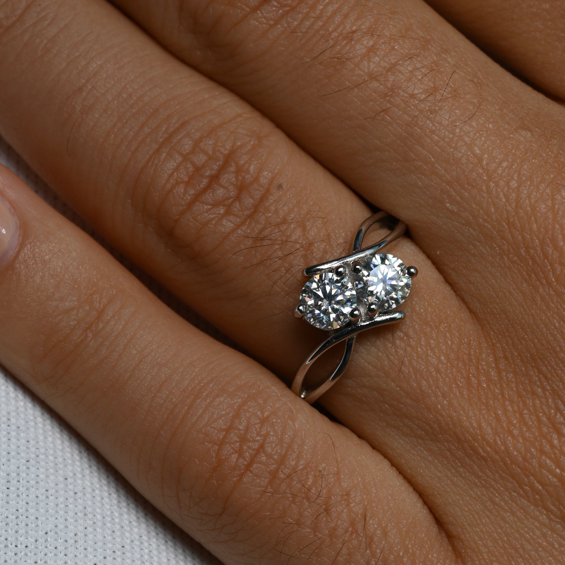 AURORA Moissanite Ring 0.5ct