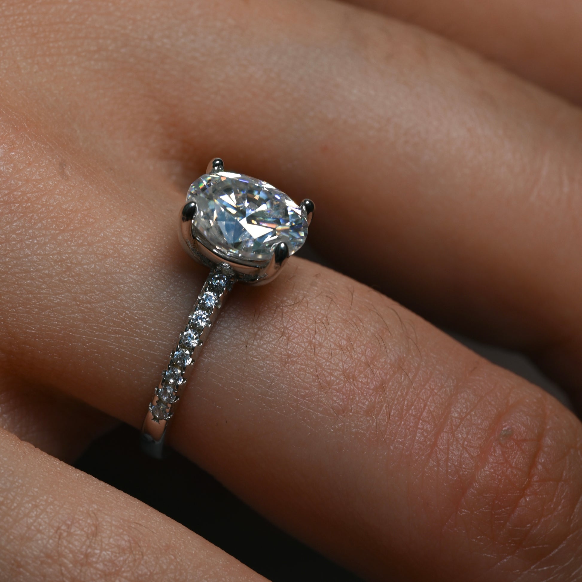 AIDA Moissanite Ring 2ct