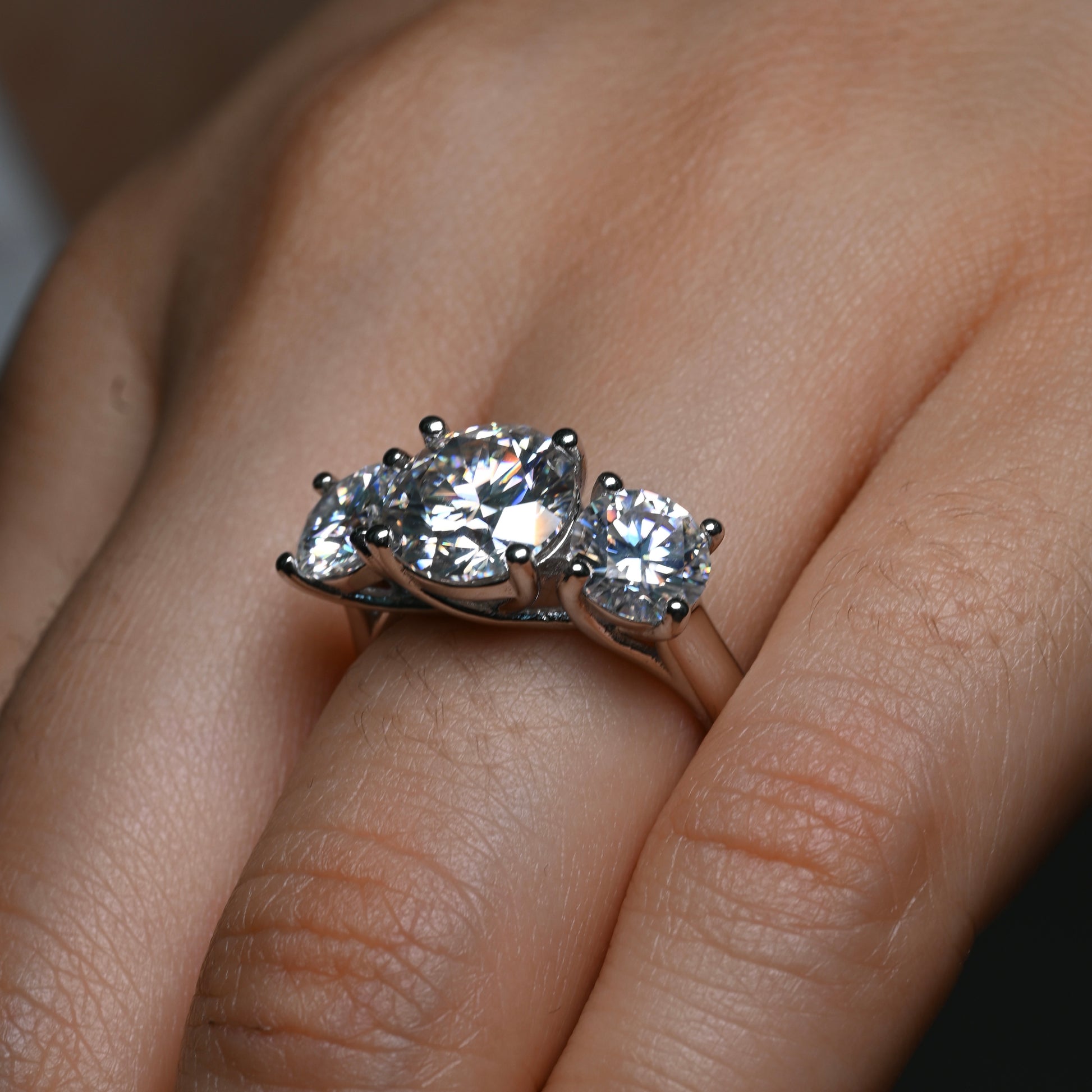 ZAABEL Moissanite Ring 3ct