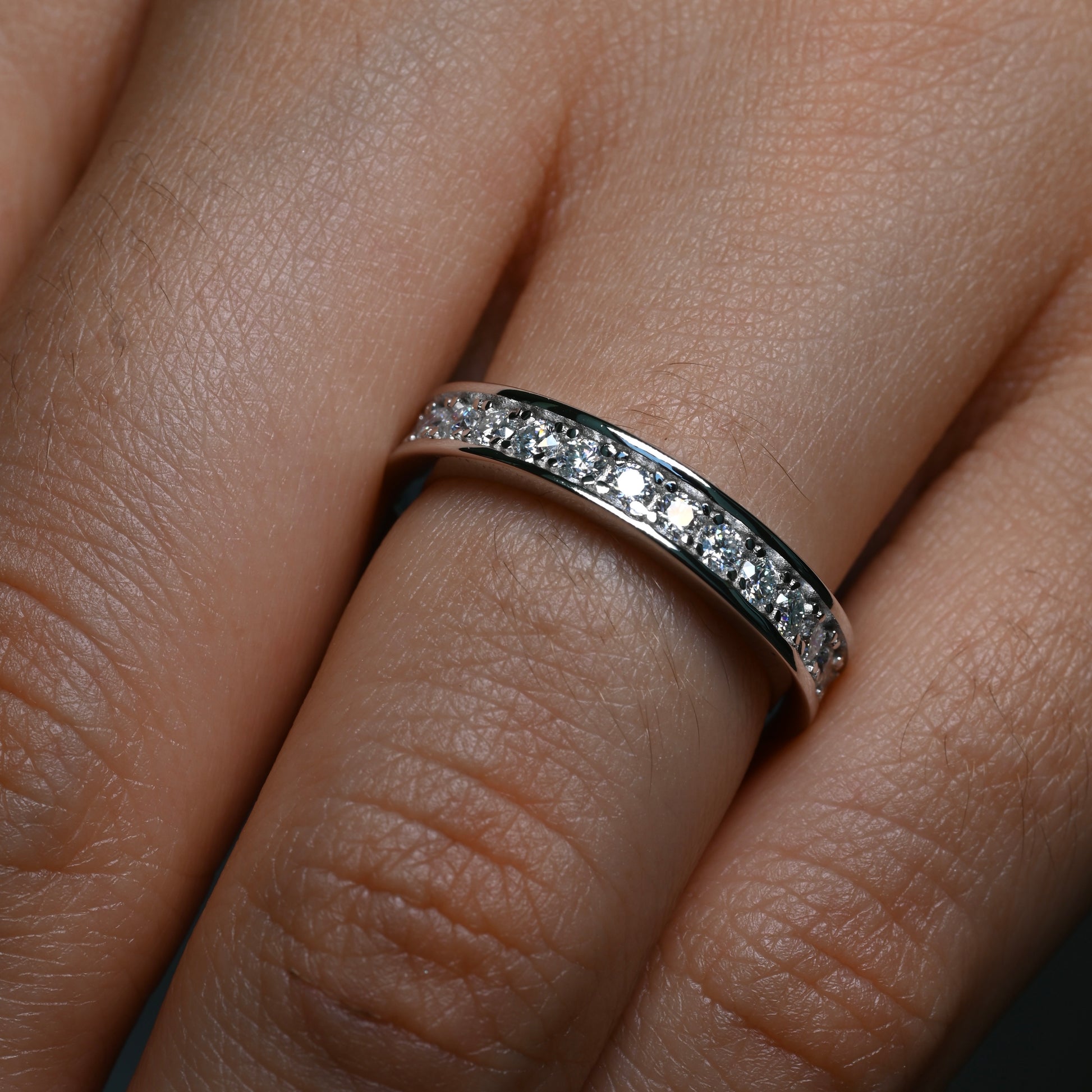 CRIS Moissanite Band 0.025ct (Full stones 1.8mm)