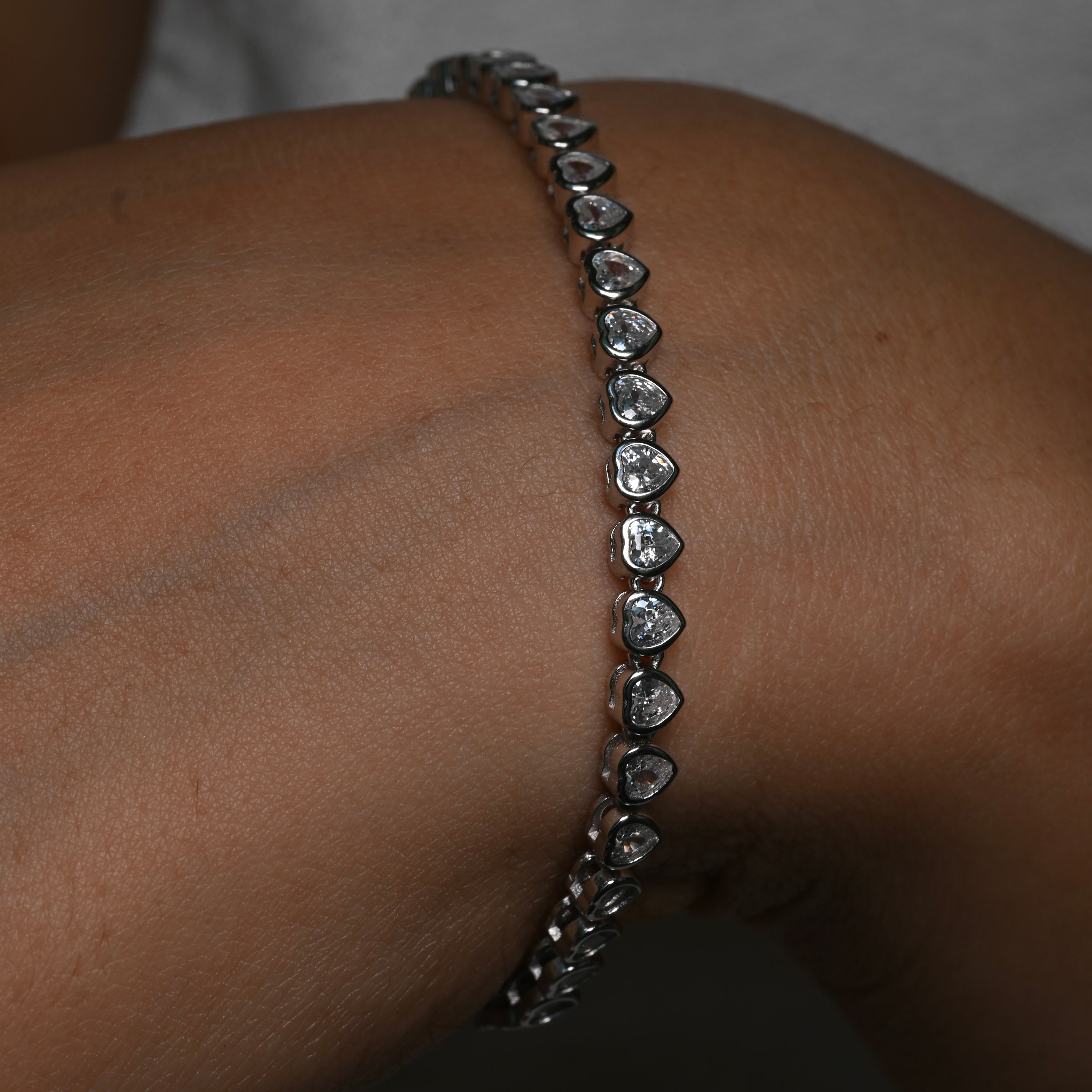 CHLOE Bracelet | 4mm width - 6.5 inches length | Zirconia (Casting)