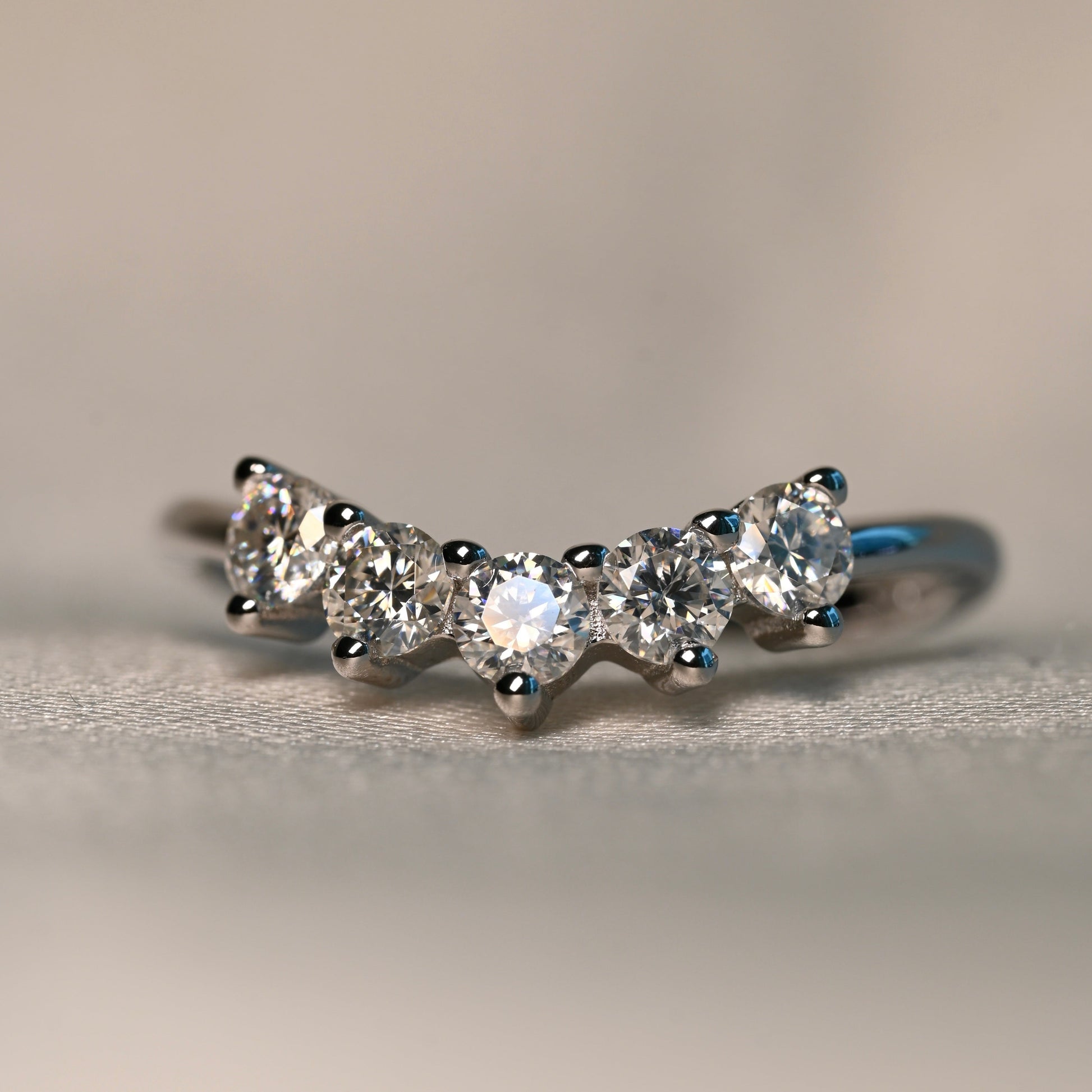 MARVIE Moissanite Ring 0.1ct (3mm)