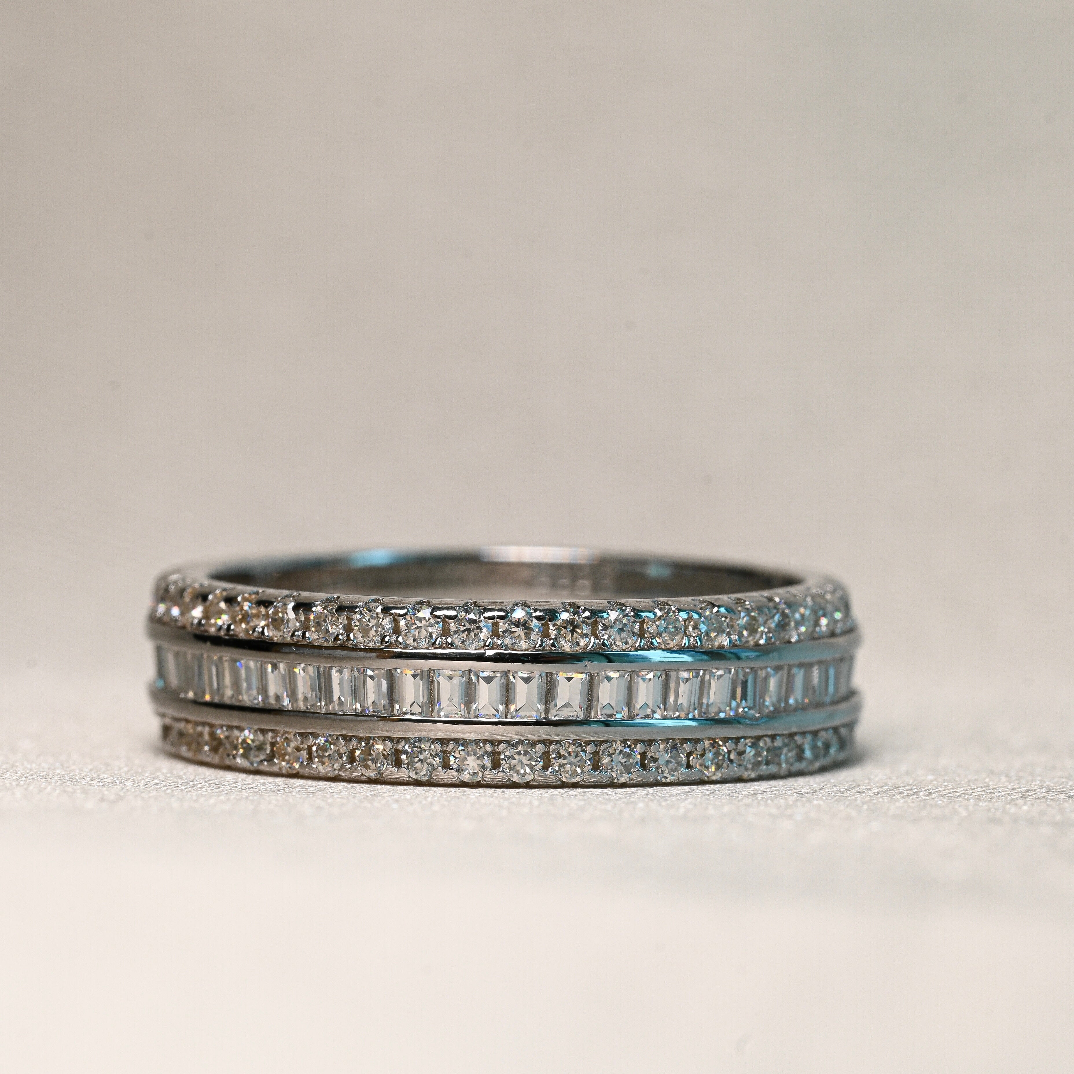 BIANCA Moissanite Band 0.04 x 0.01ct (Full stones)