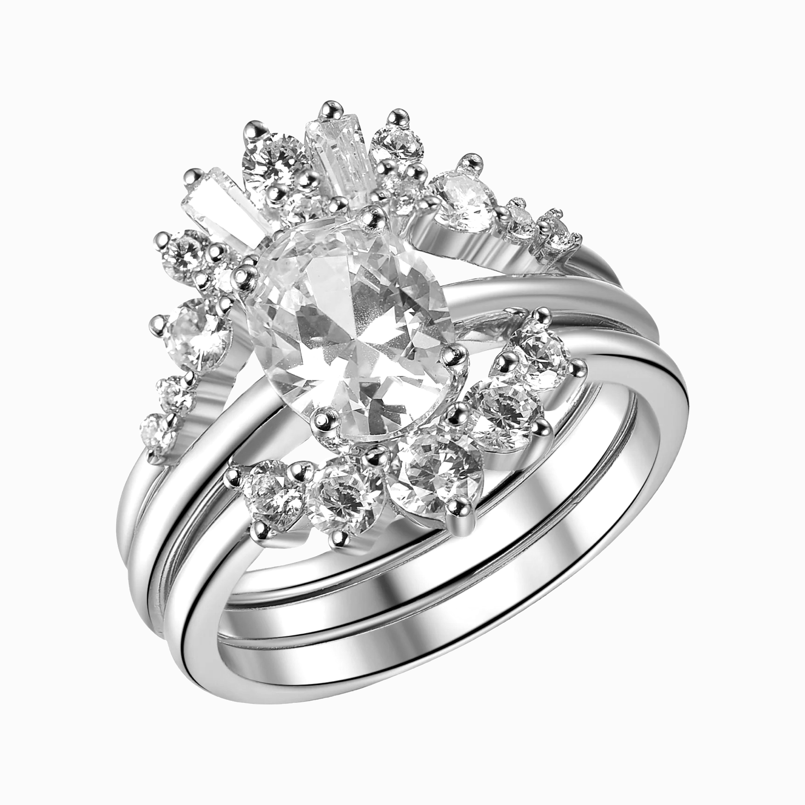 SARAH Ring Set | Zirconia