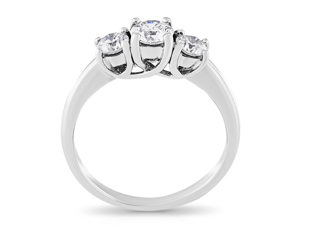 ANAM Moissanite Ring 0.5ct + 0.25ct