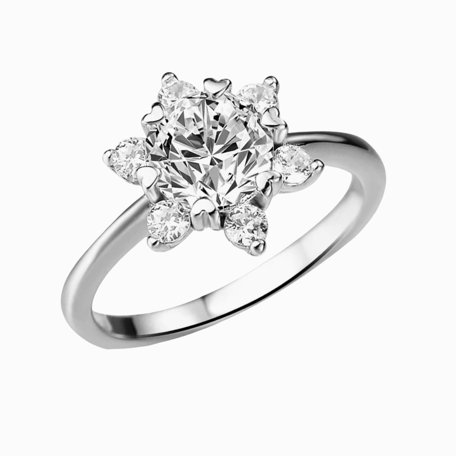 KYRA Moissanite Ring 1ct | Moissanite
