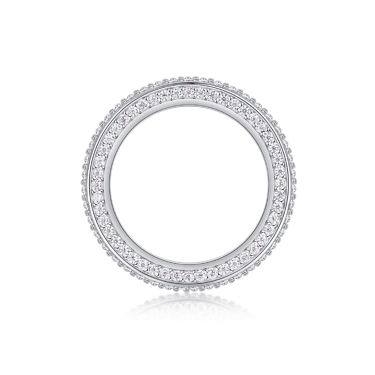 JADE Moissanite Eternity Band 0.025 ct (Full stones 1.8mm)