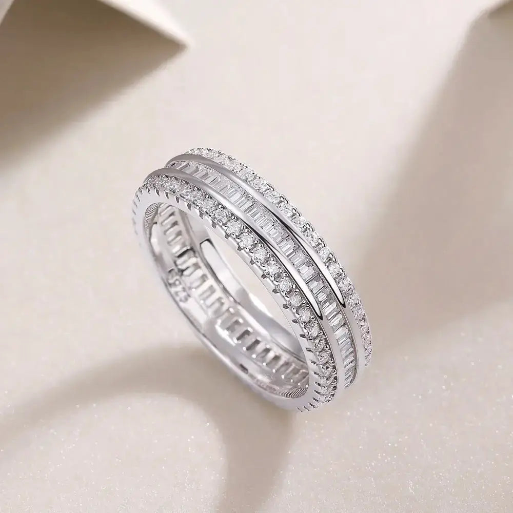 BIANCA Moissanite Band 0.04 x 0.01ct (Full stones)