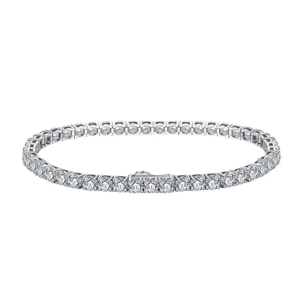 BRIANA Bracelet | 2mm width - 6.5 inches length | Zirconia (Casting)