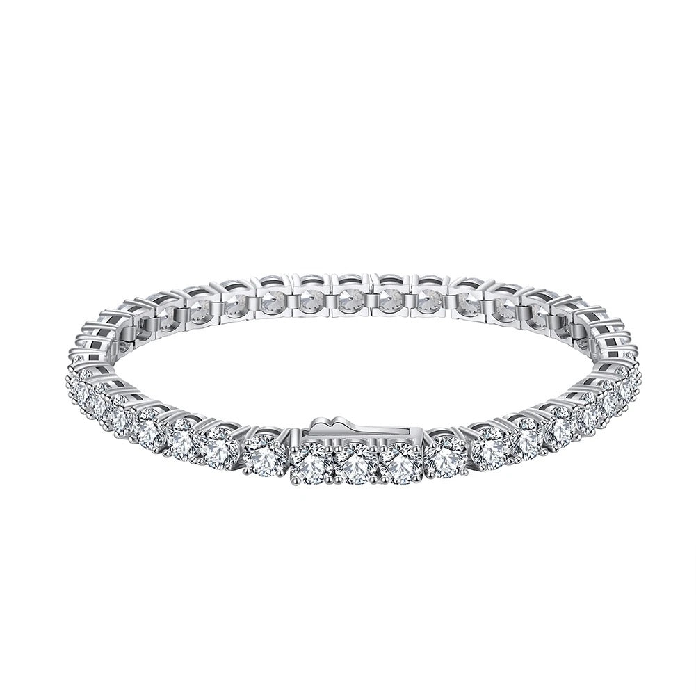ANGELINA Bracelet | 4mm width - 7 inches length | Zirconia (Casting)