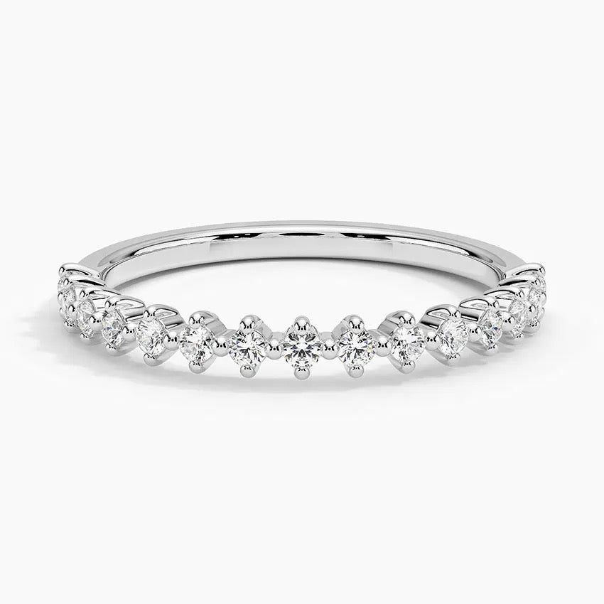CAROL Moissanite Band 0.02ct | Moissanite