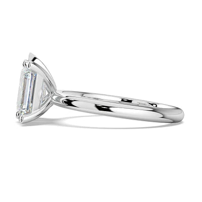 KAREN Moissanite Ring 2ct + 2ct