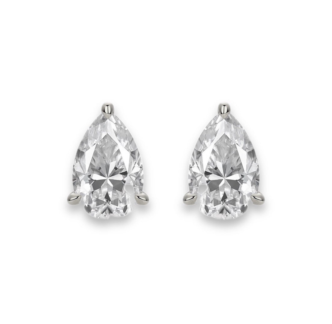 MONA Moissanite Earrings 1.5ct - Pear Shape | Moissanite