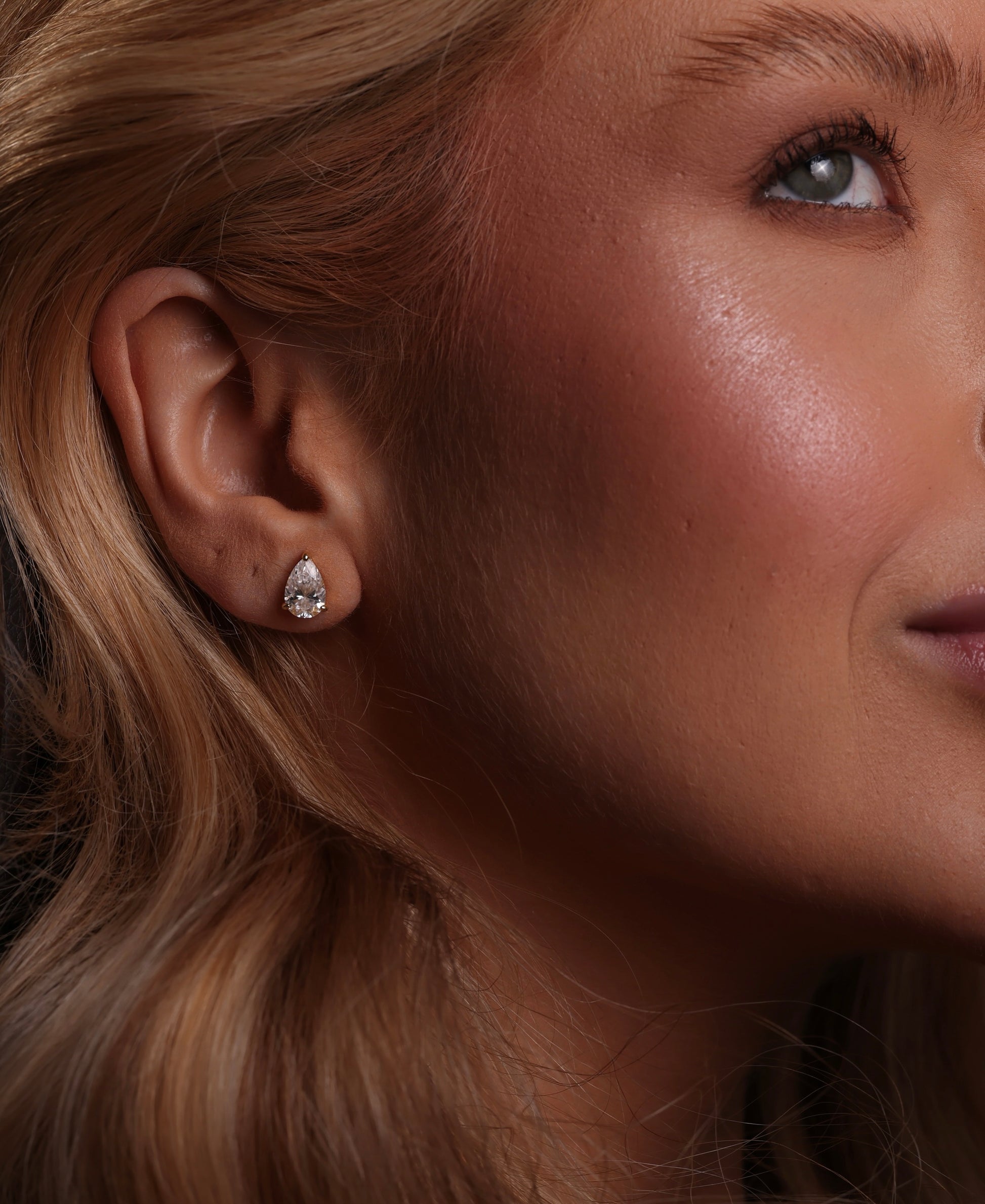 MONA Moissanite Earrings 1.5ct - Pear Shape | Moissanite