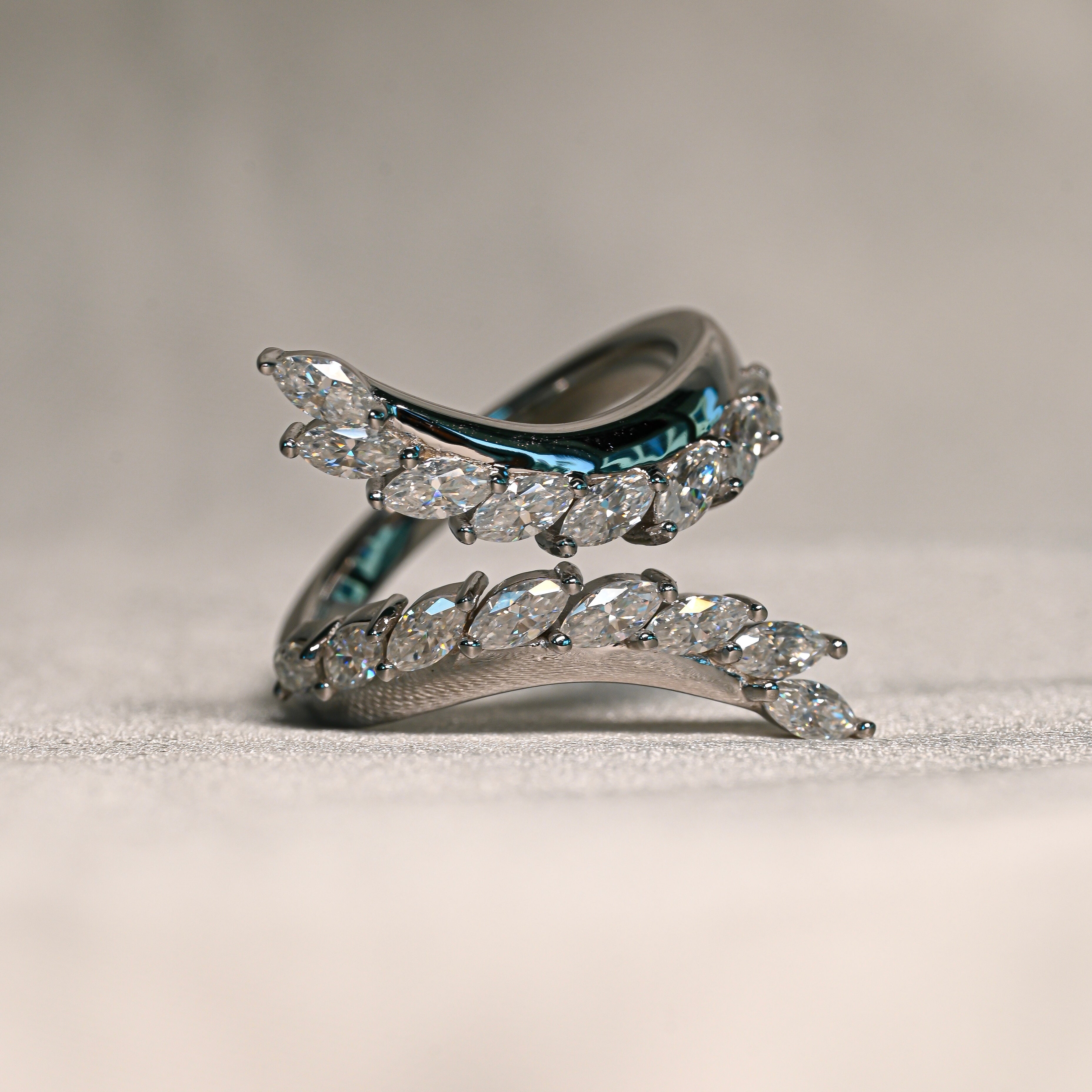 PIETRA Moissanite Ring 0.1ct