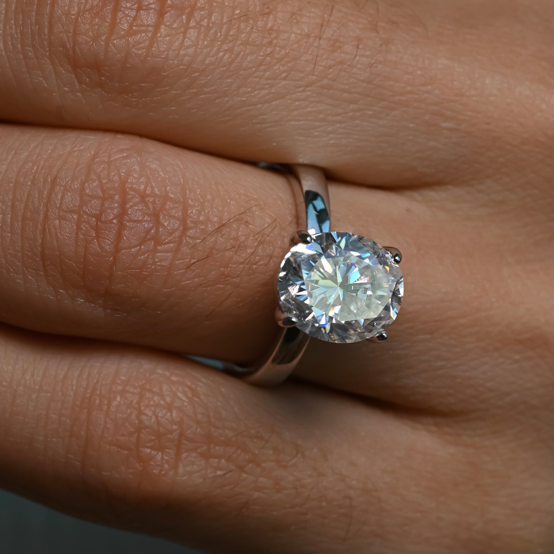 LUXE Moissanite Ring 5ct