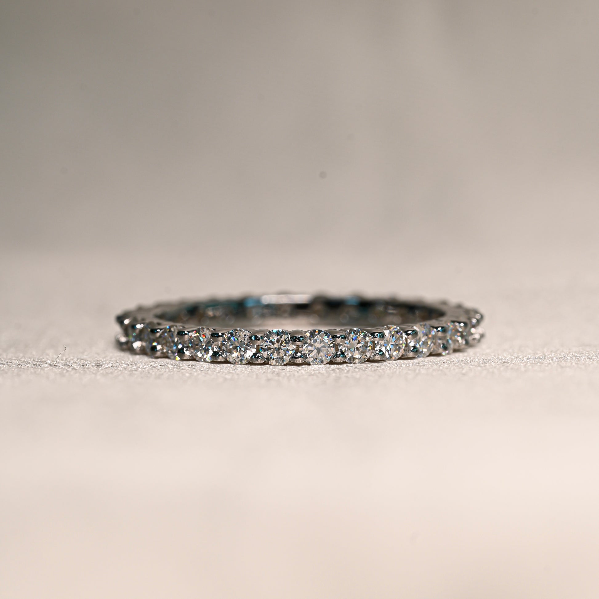 DORA Moissanite Band 0.03ct (Full stones 2mm)