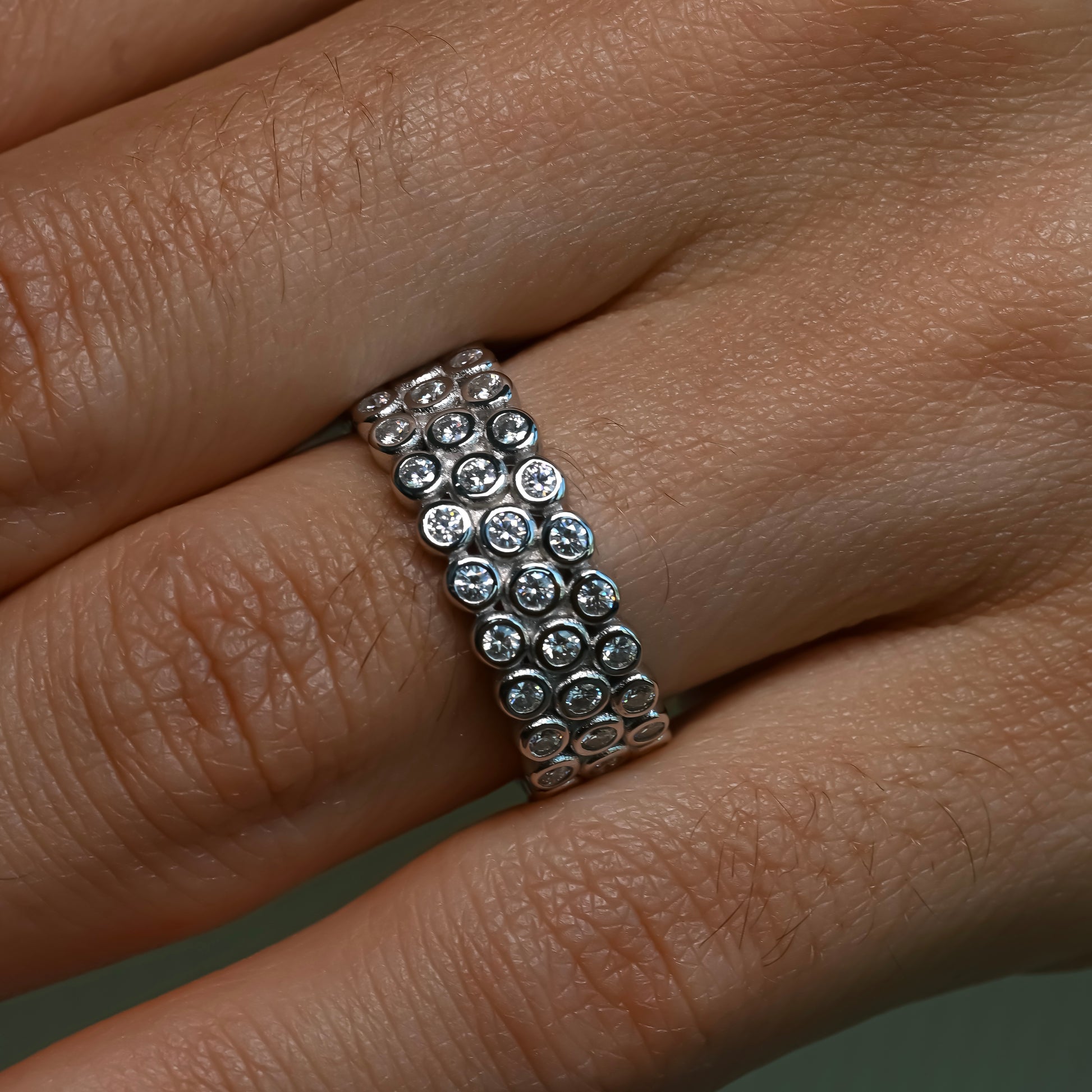 MELINDA Moissanite Band 0.02ct