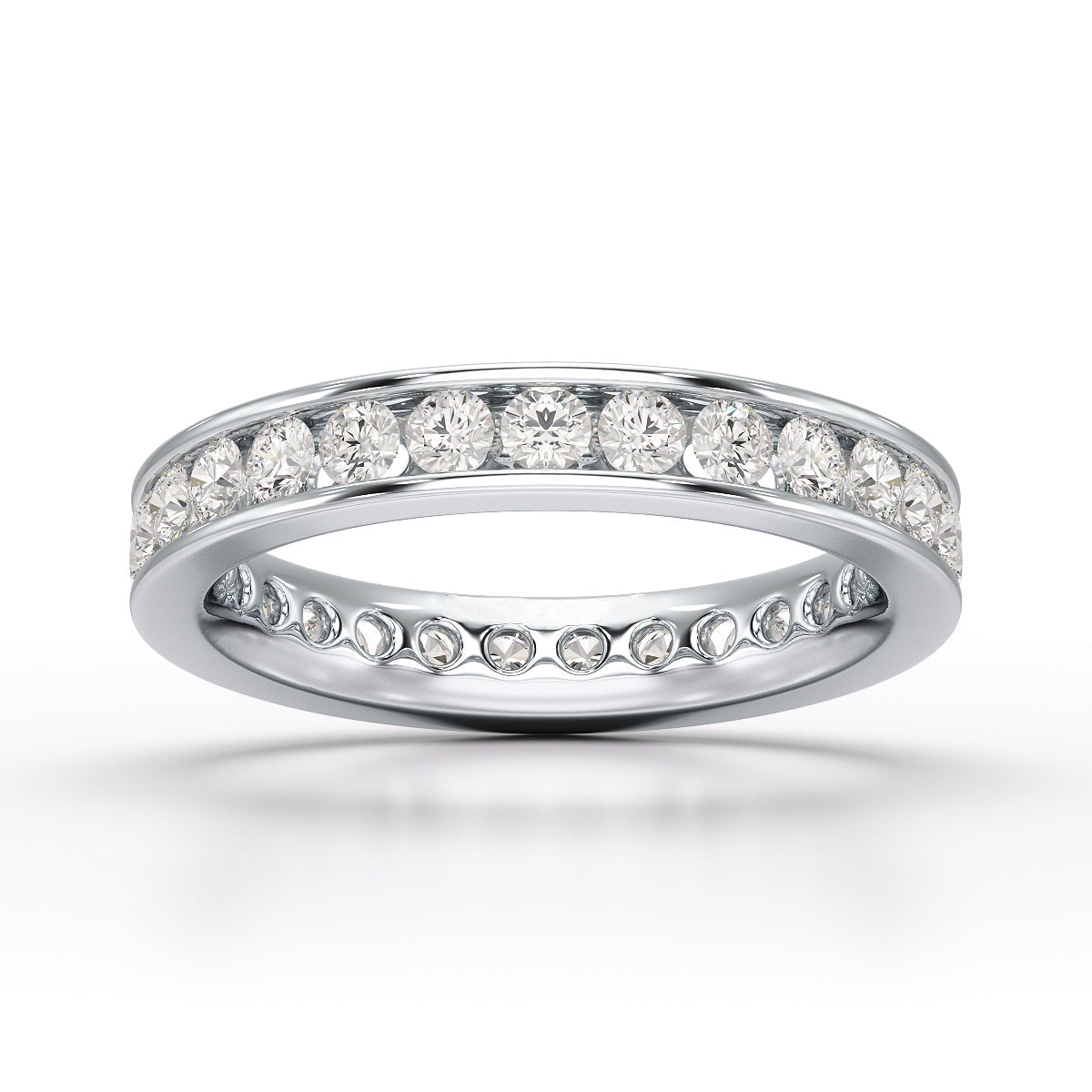 CRIS Moissanite Band 0.025ct (Full stones 1.8mm)
