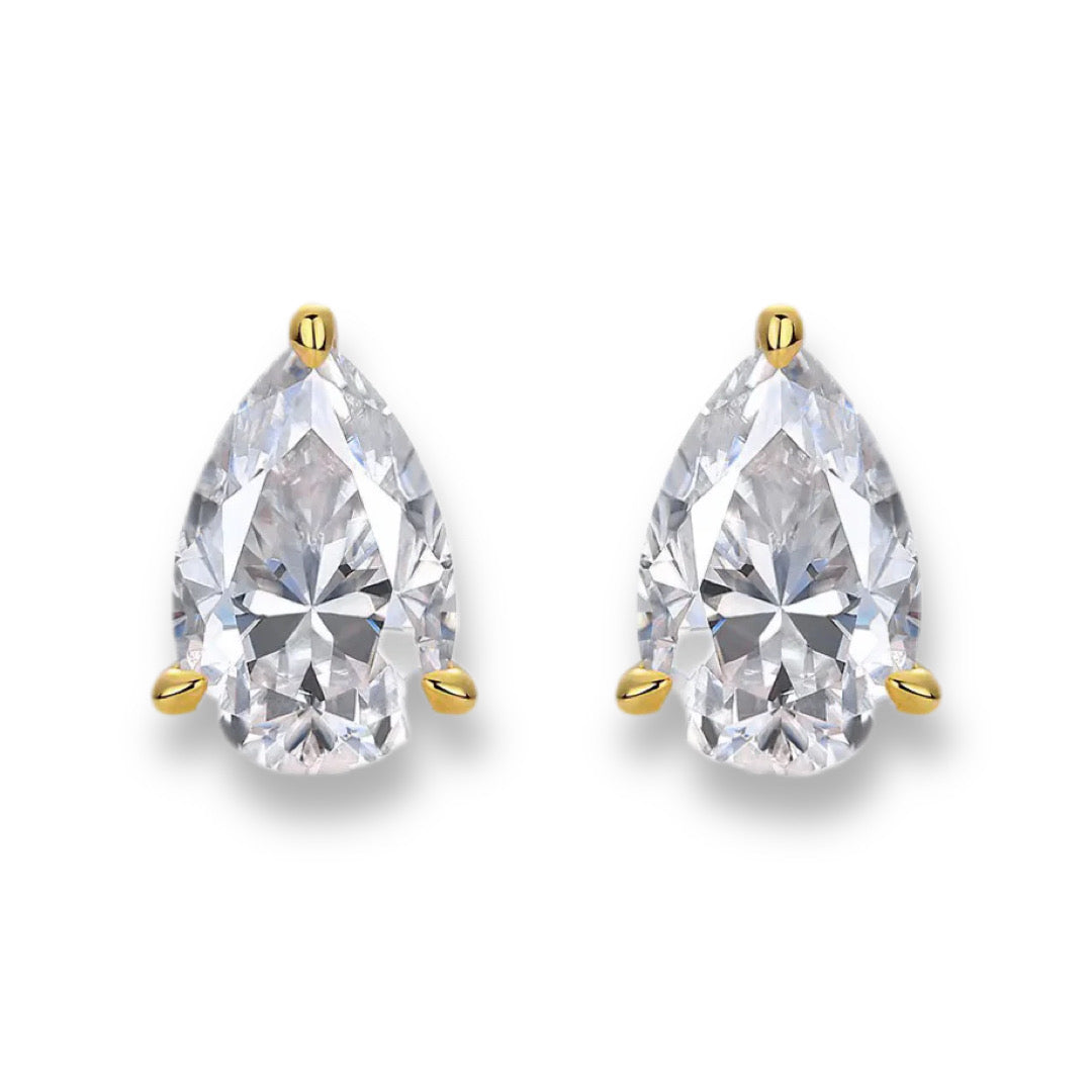 ELLEN Moissanite Earrings 3ct - Pear Shape | Moissanite