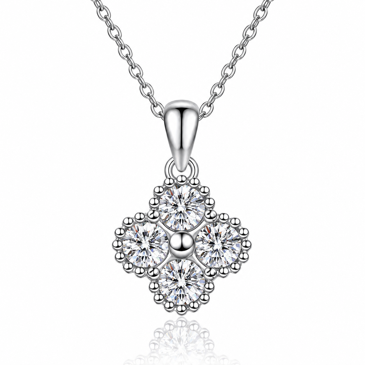 DRIKA Moissanite Necklace 0.3ct | Moissanite | Sterling Silver