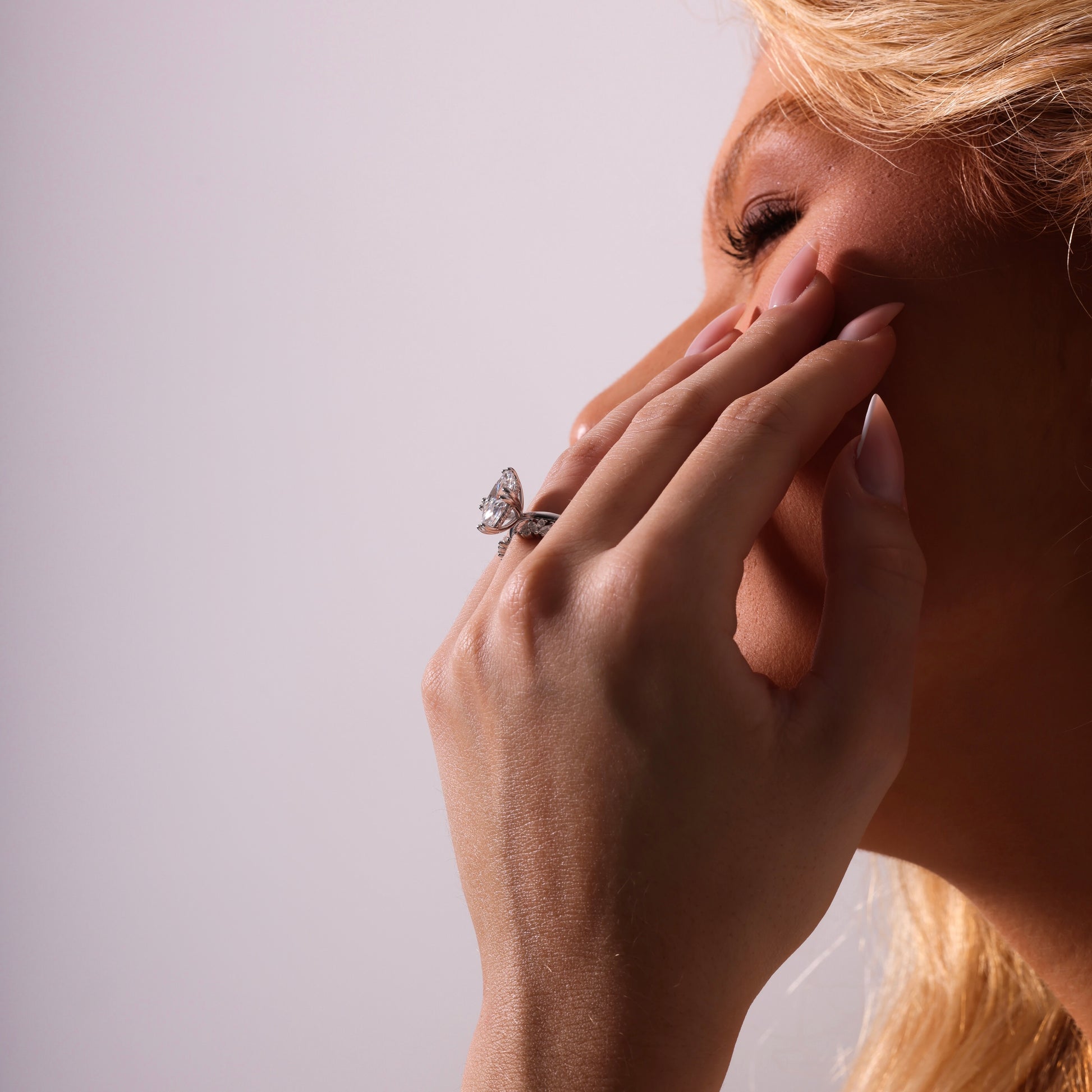 GRACE Moissanite Ring set - 3ct