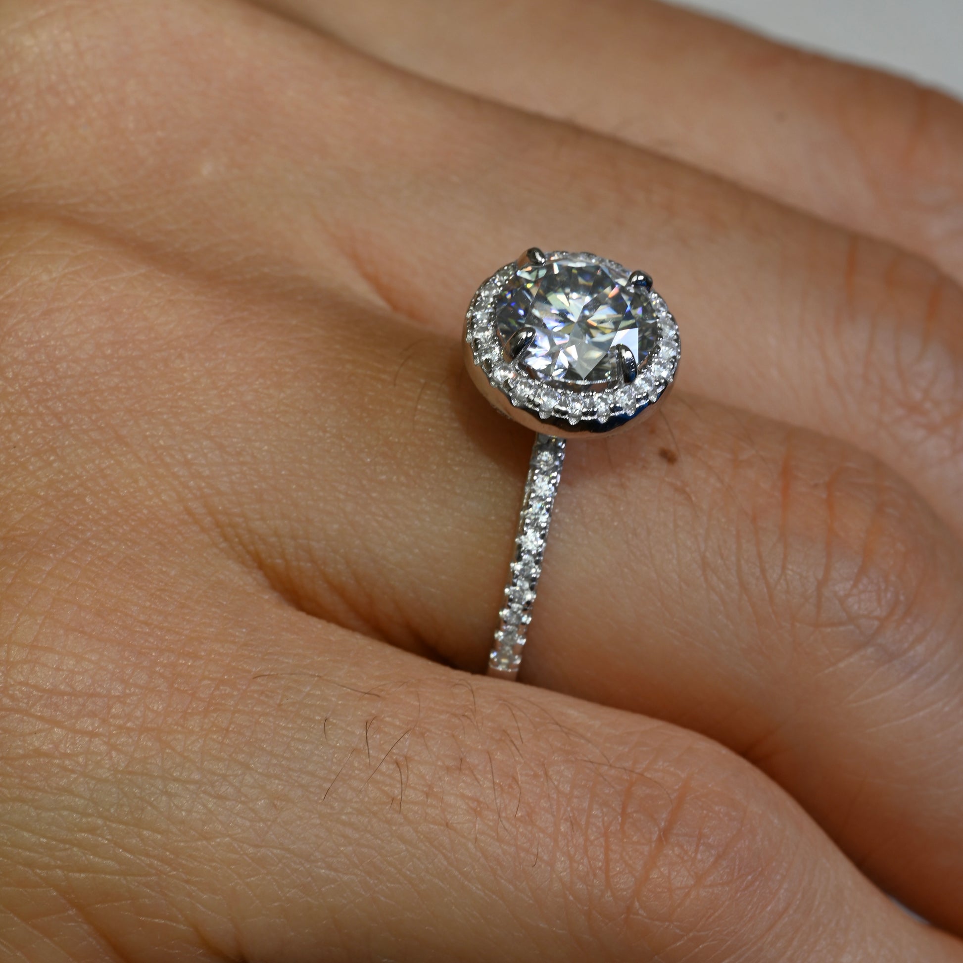 AIMEE Moissanite Ring 2ct