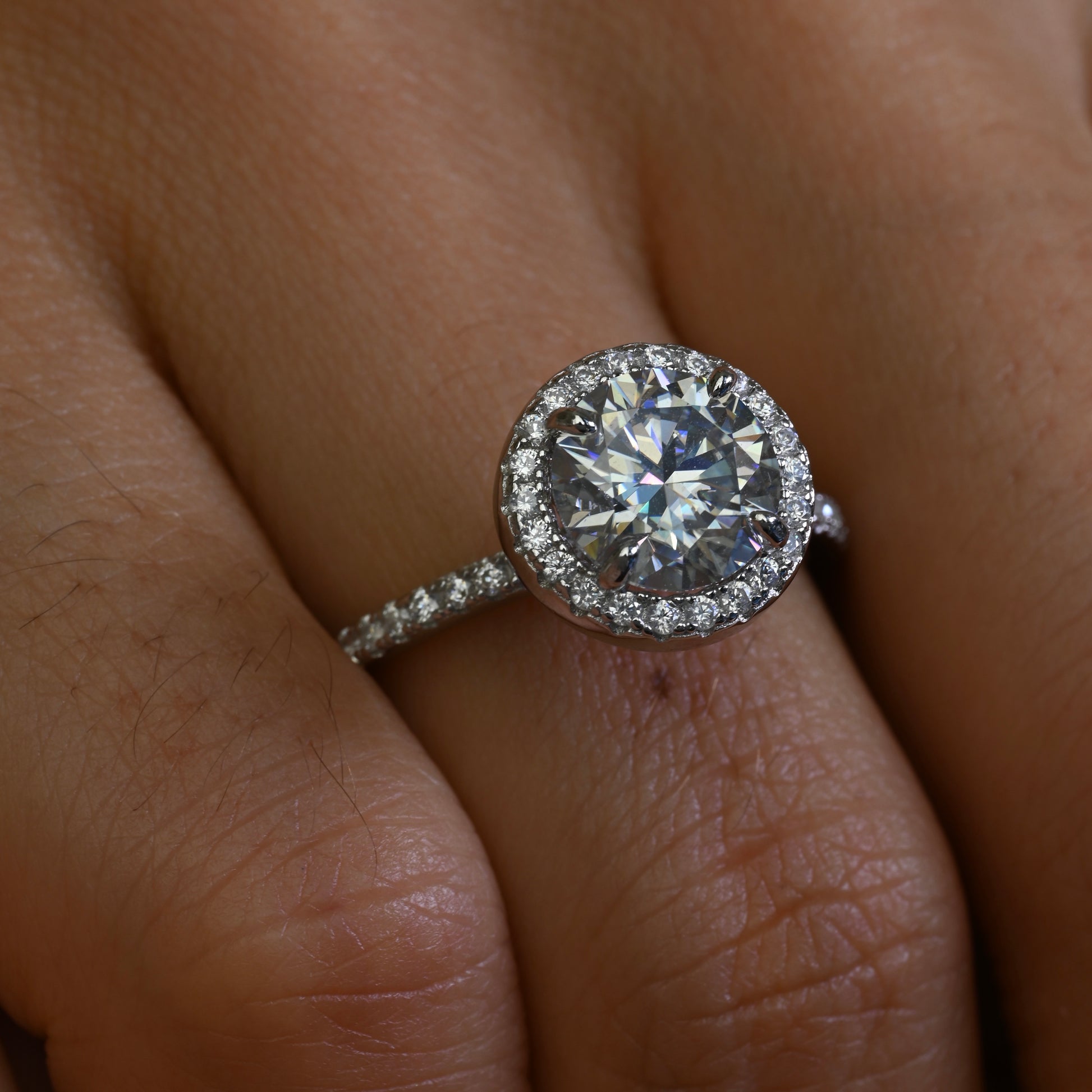 AIMEE Moissanite Ring 2ct