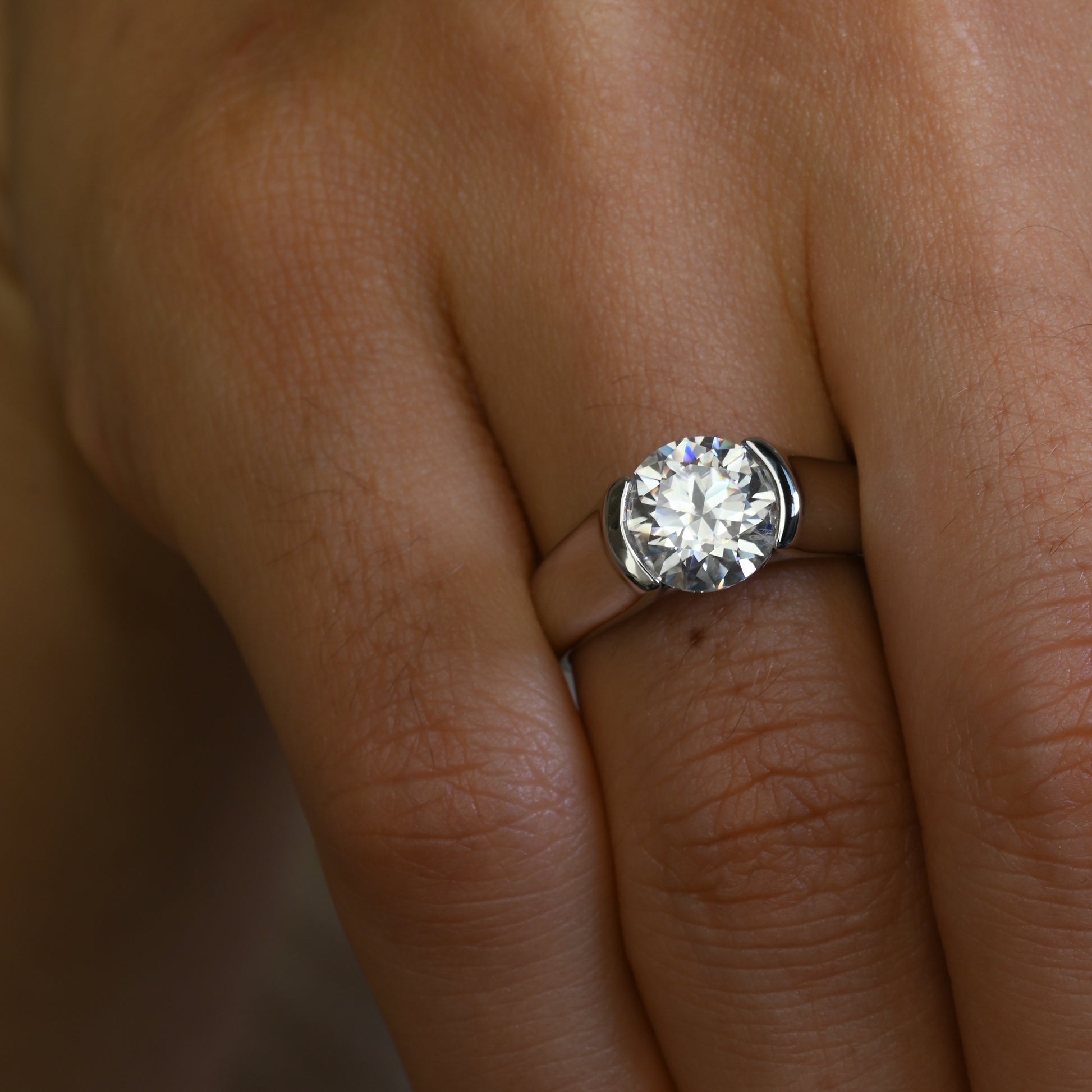 MILAN Moissanite Ring 2 ct