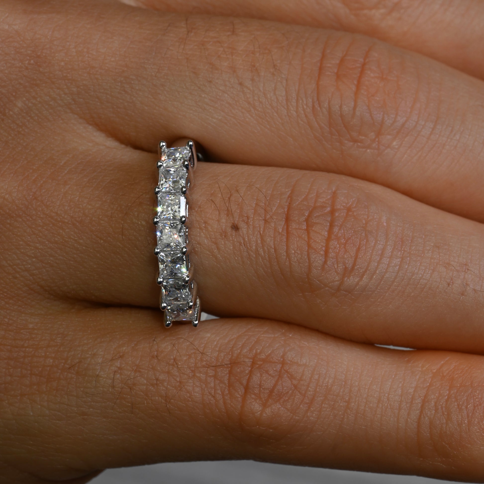 ALMA Moissanite Band 0.25ct