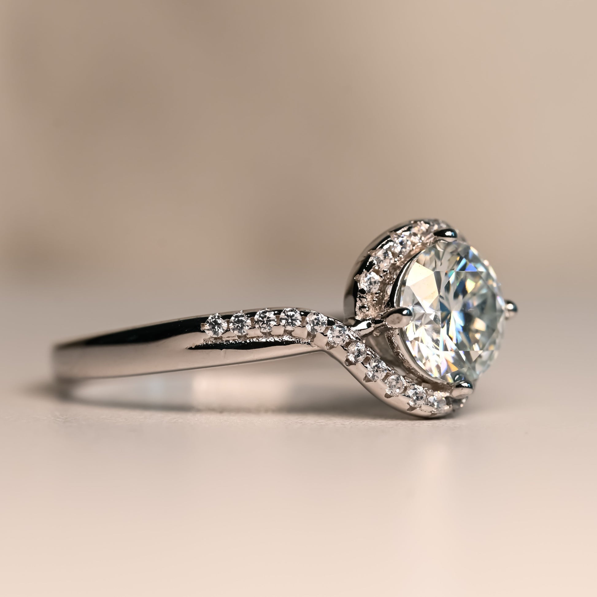 PRISM Moissanite Ring 1ct