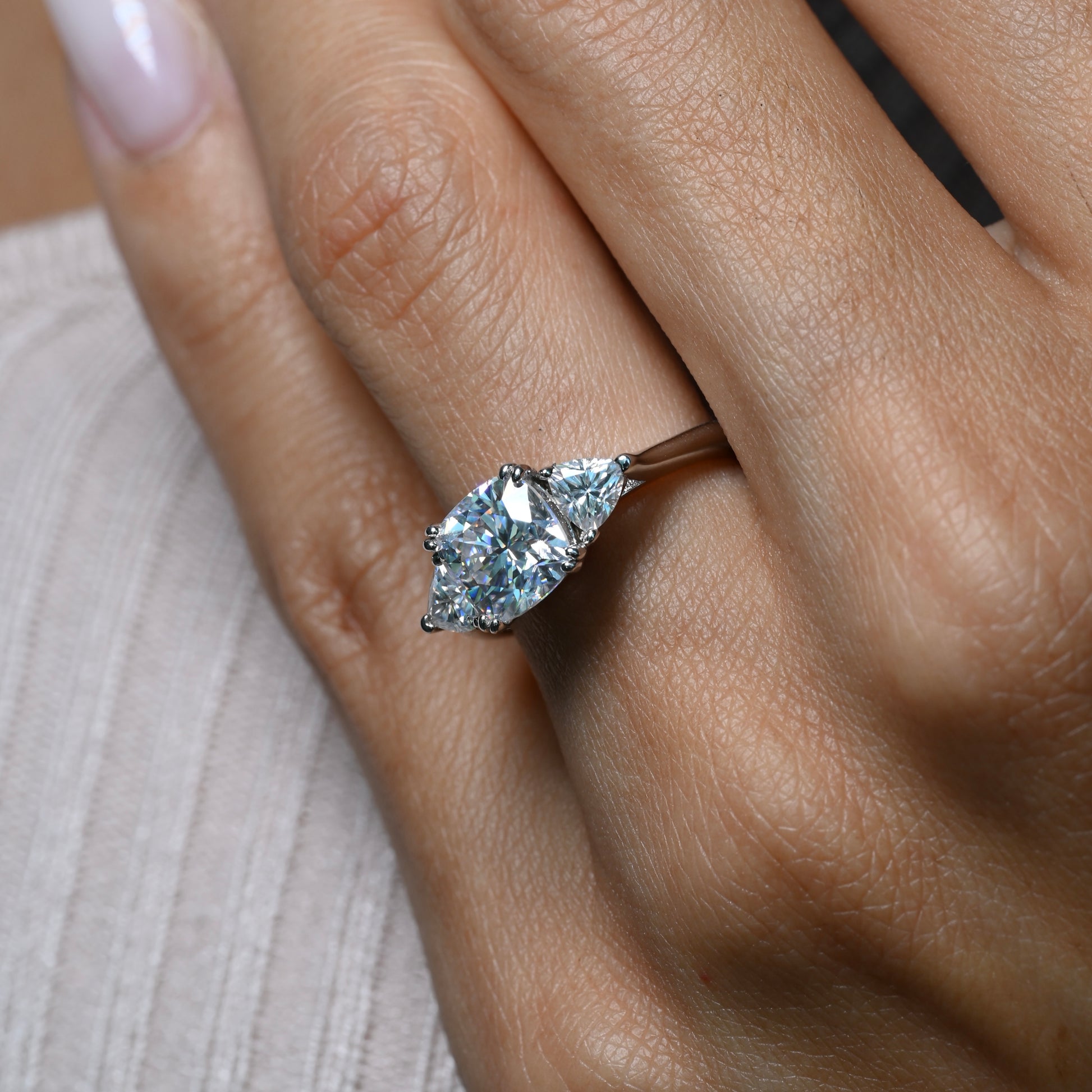 NADINE Moissanite Ring 2ct