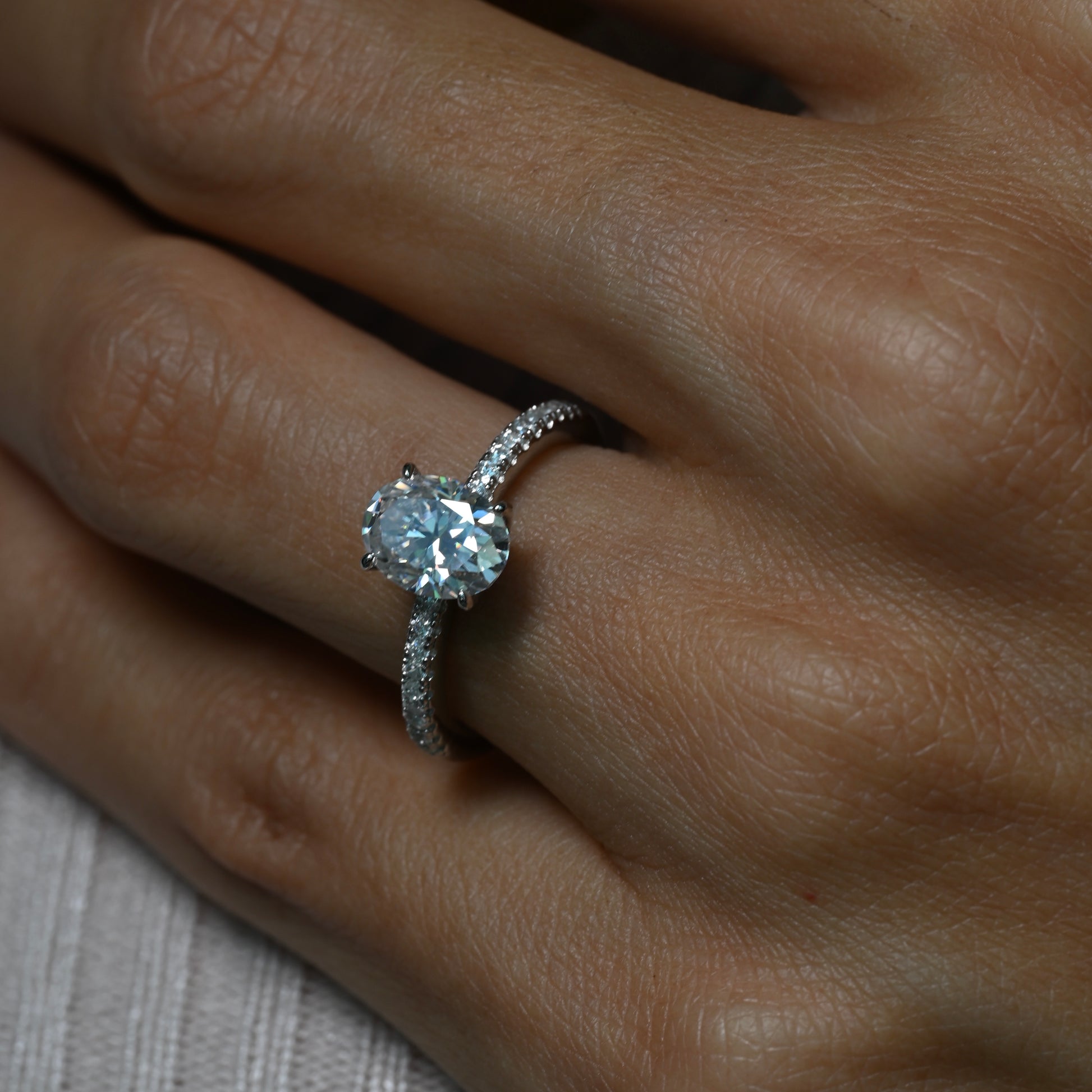 HALIMA Moissanite Ring 1.5ct