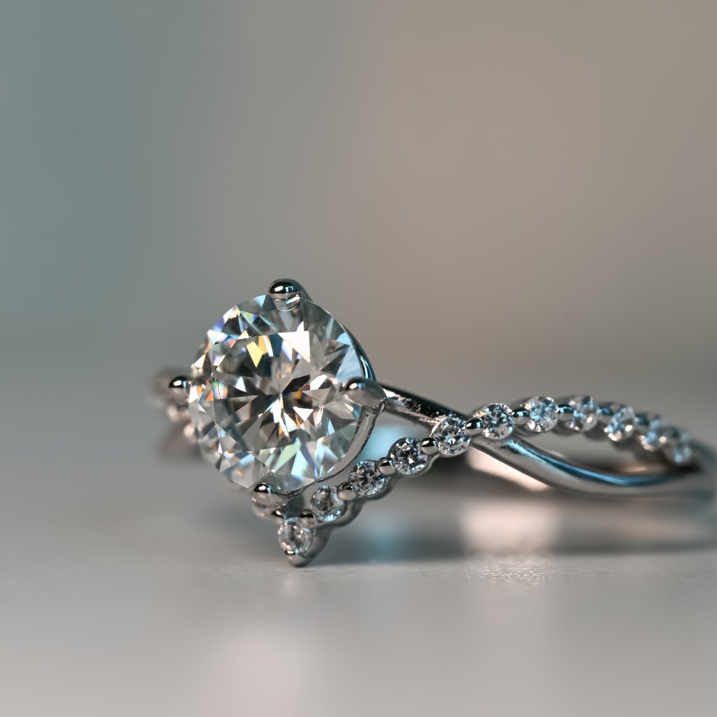 RACHEL Moissanite Ring 1ct