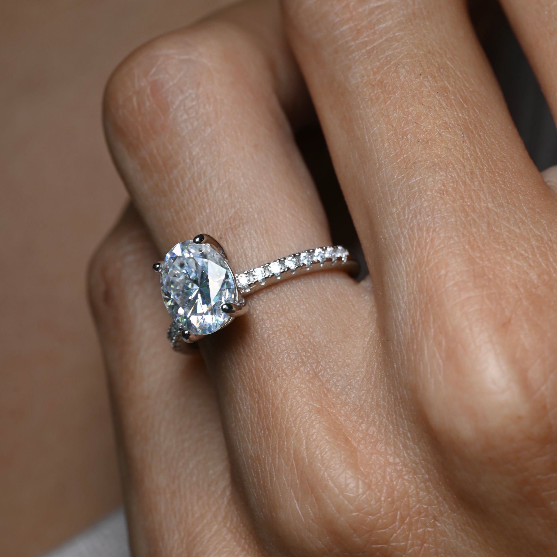 AIDA Moissanite Ring 2ct