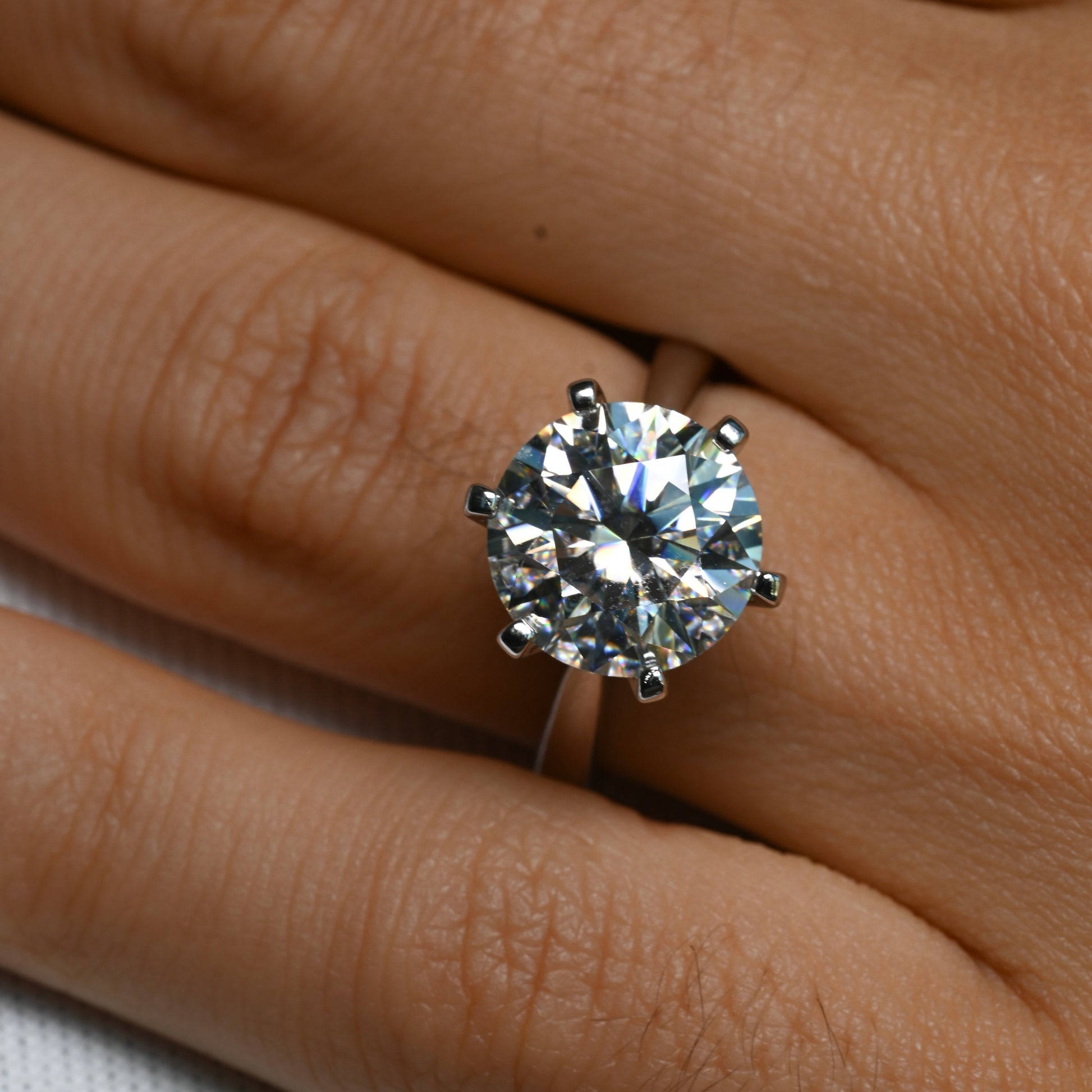 CAROL Moissanite Ring 5ct