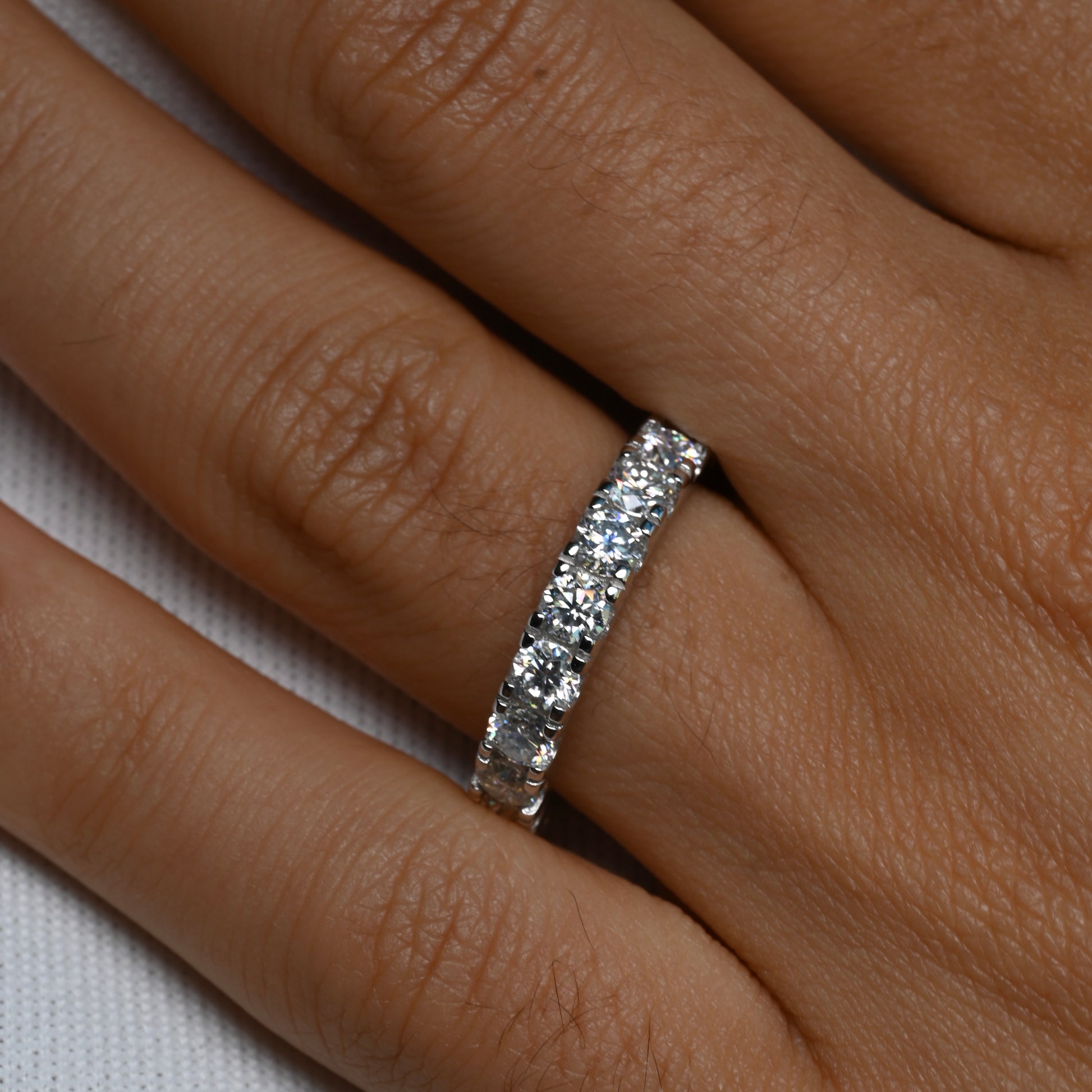 MARGOT Moissanite Band 0.2ct (Full stones 3.5mm)
