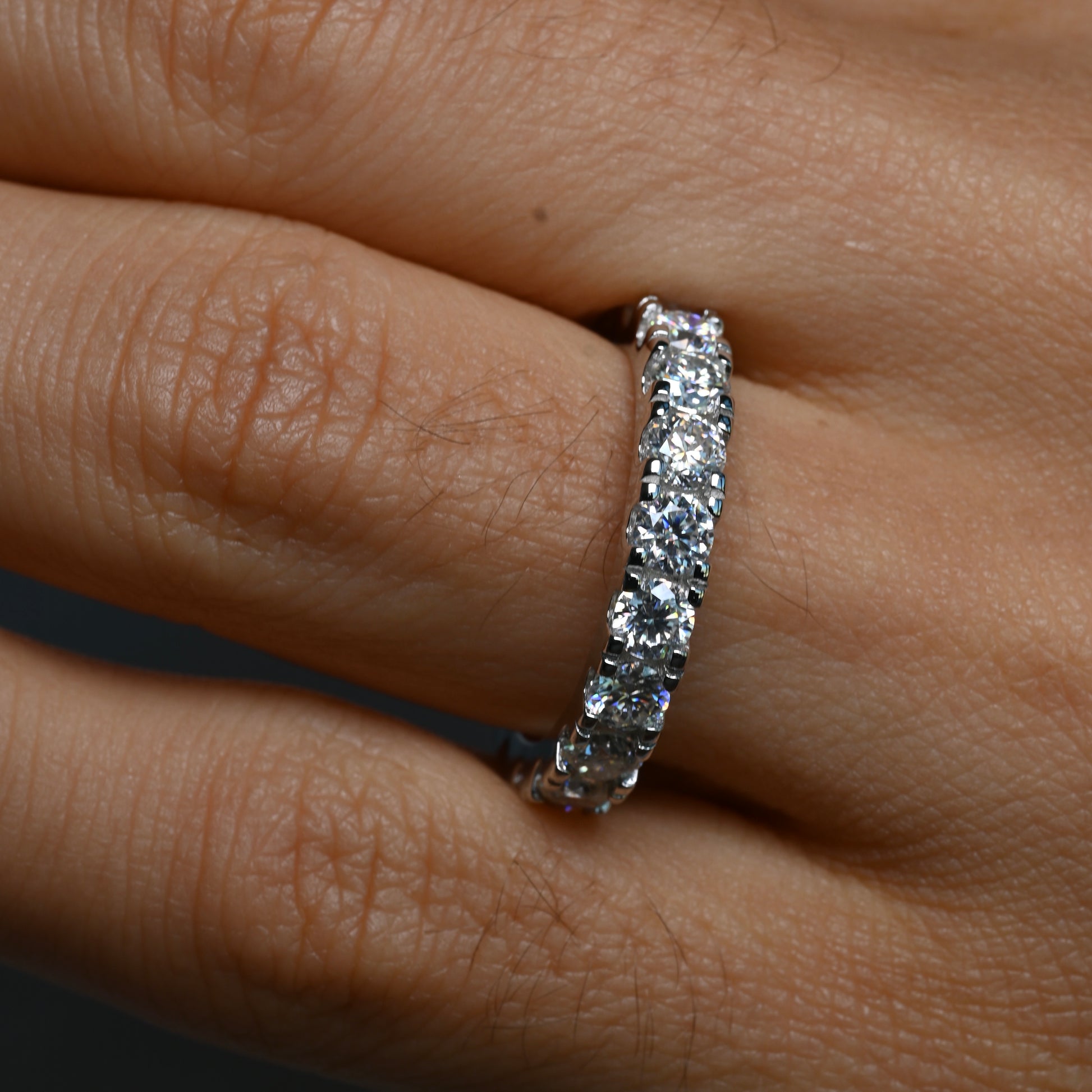 MARGOT Moissanite Band 0.2ct (Full stones 3.5mm)