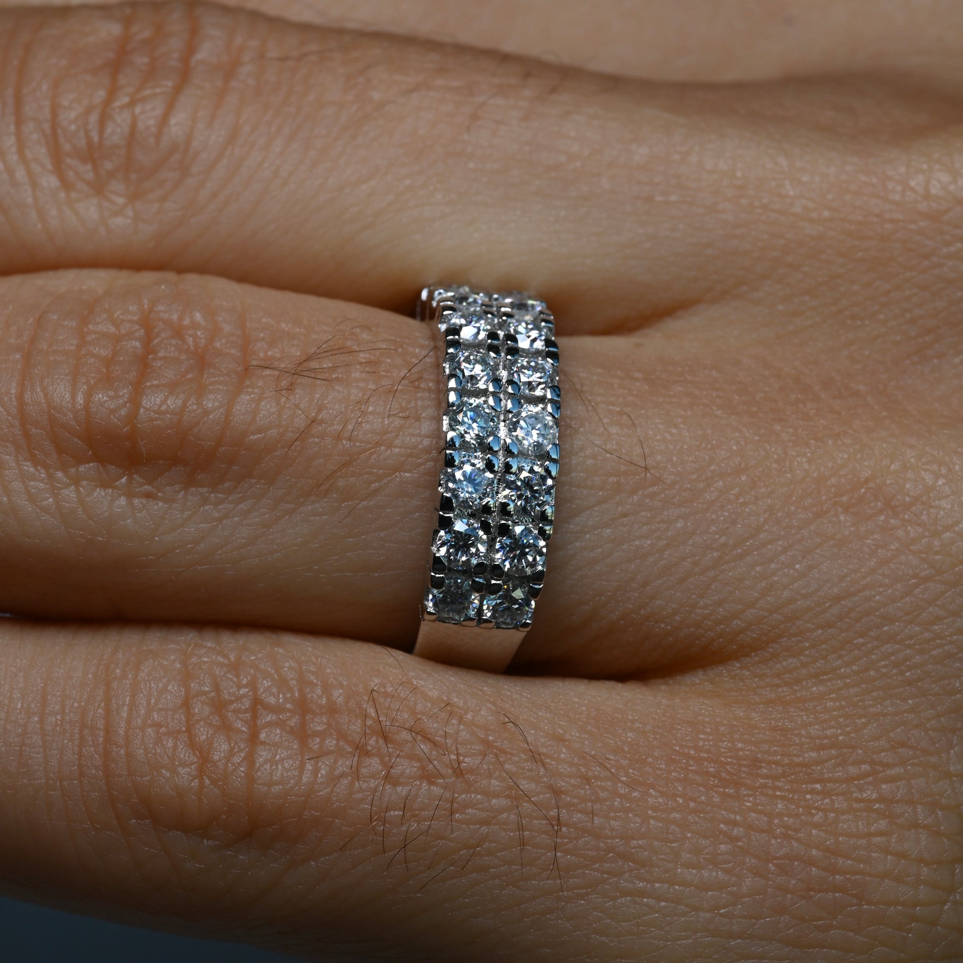 REEM Moissanite Band 0.1ct (3mm)