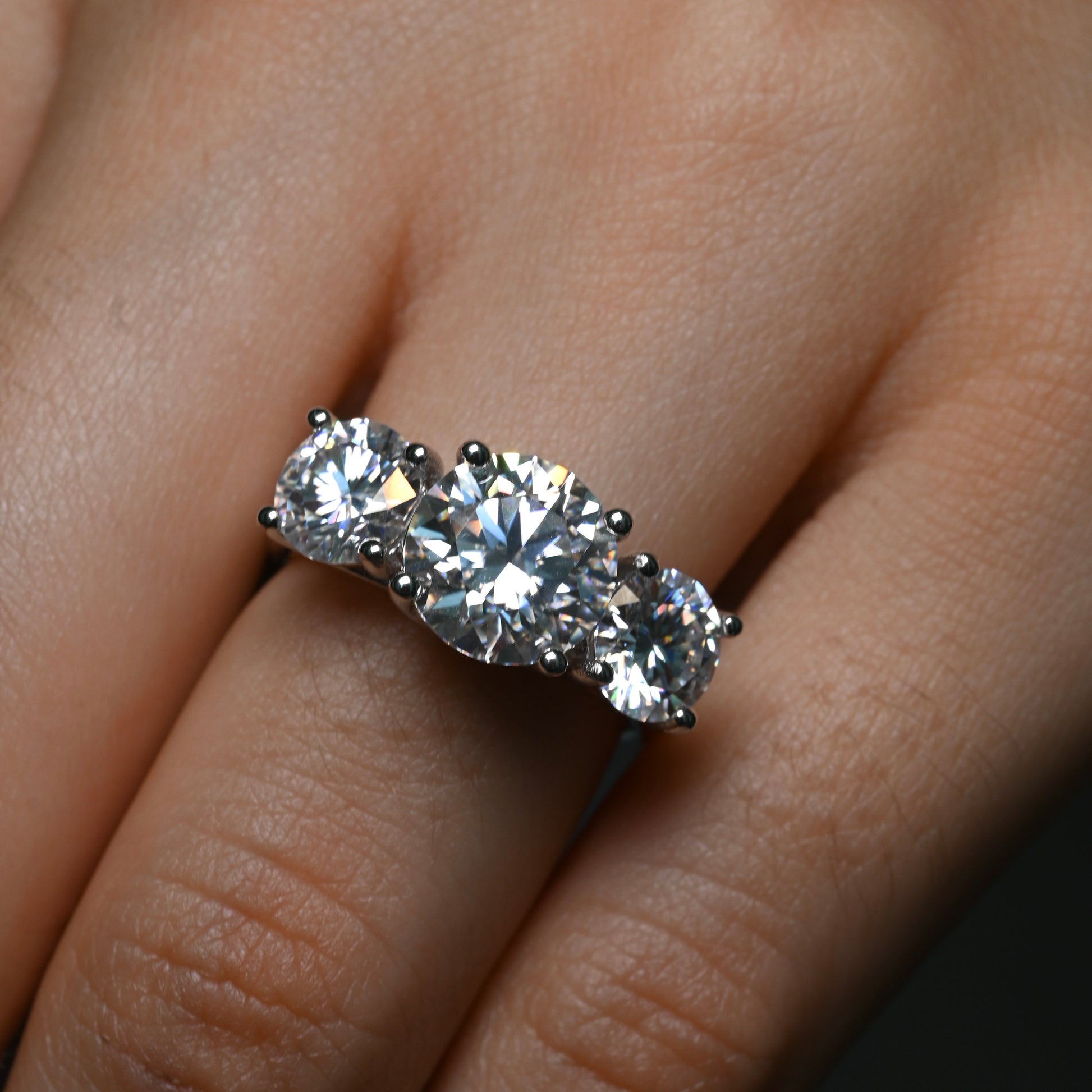 ZAABEL Moissanite Ring 3ct